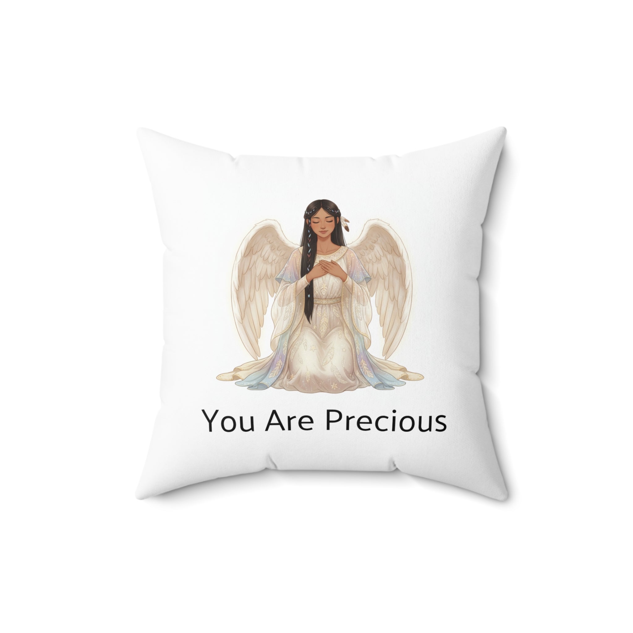 Angel Pillow — "You Are Precious" / "You Are Heard" Calm Corner Pillow
