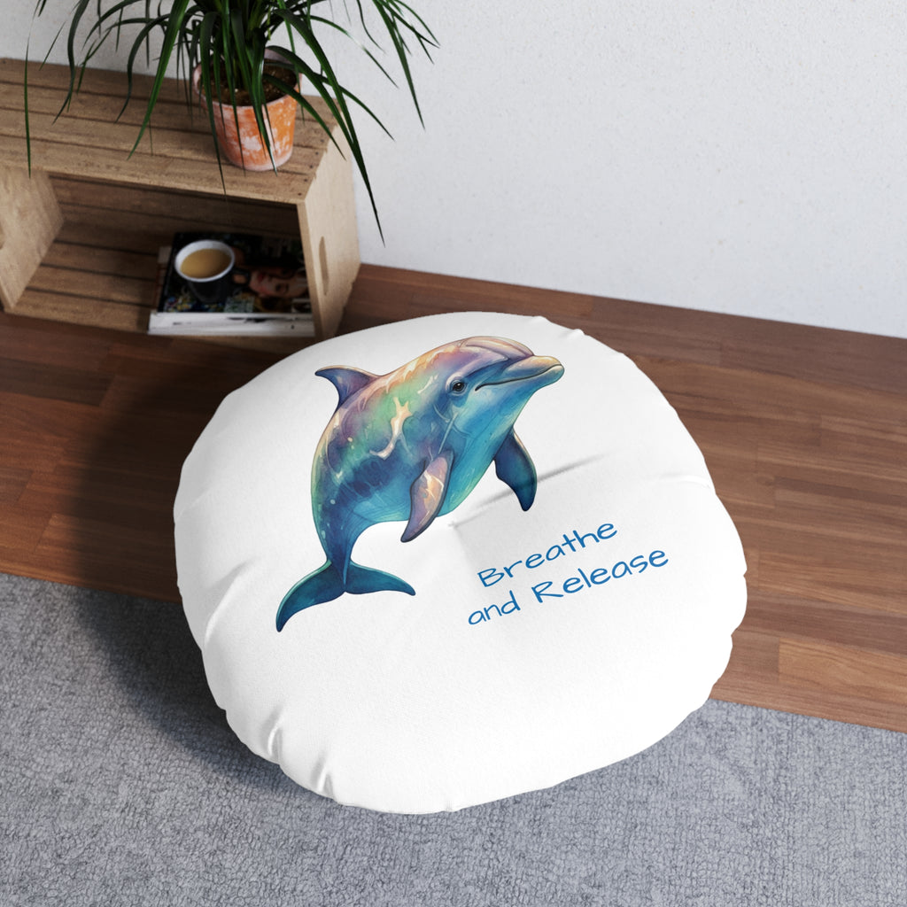 Calming Dolphin & Manatee Floor Pillow