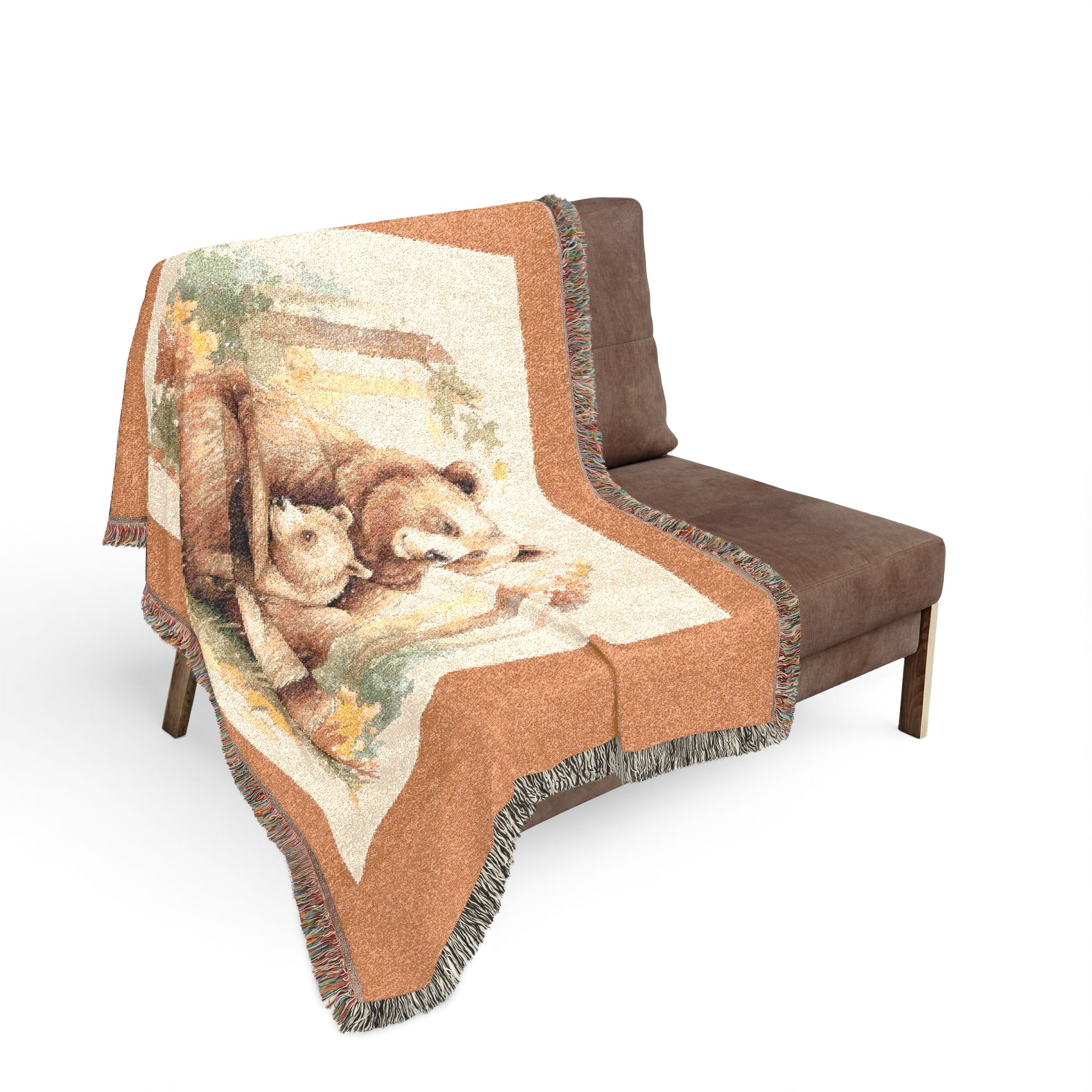 Woven Mama Bear Blanket