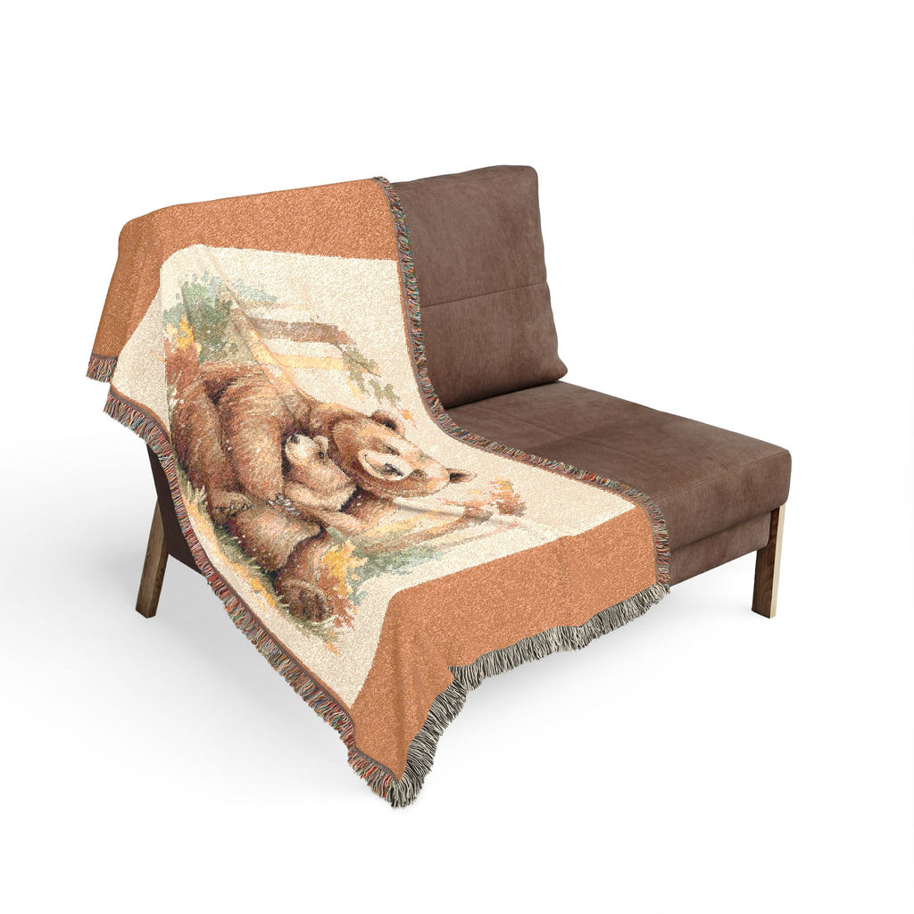 Woven Mama Bear Blanket