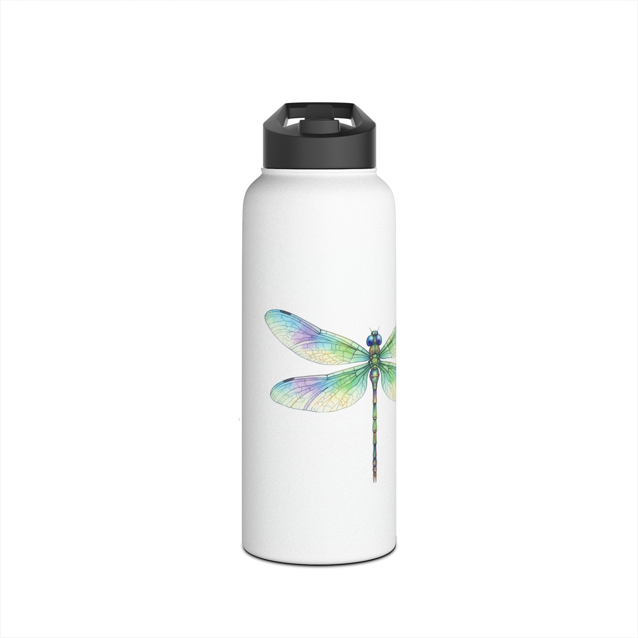 "DRINK To Feel CALM" — Dragonfly Stainless Steel Water Bottle