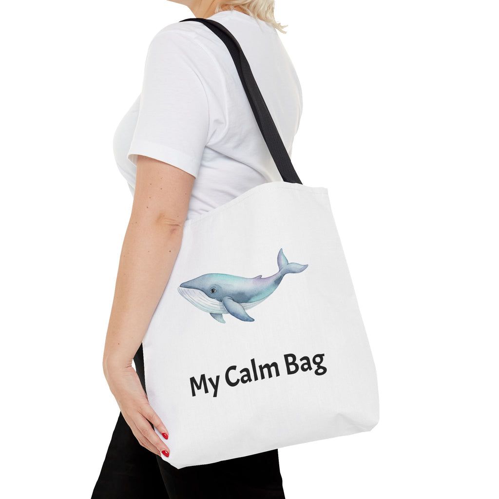 “My Calm Bag” Whale & Turtle Everyday Tote