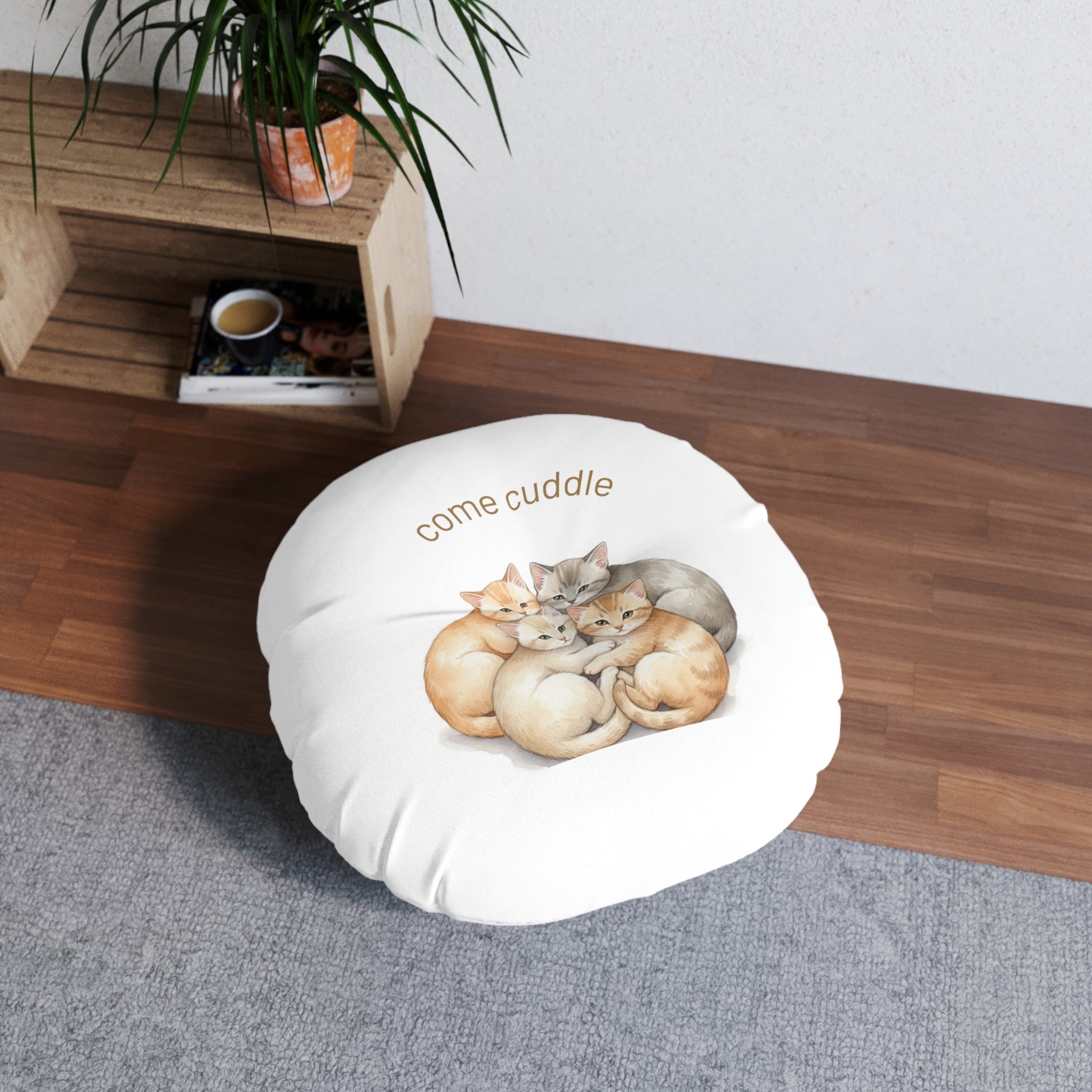 Kittens & Bunnies Calm Corner Floor Cushion