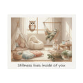 "Stillness lives inside you" Calm Corner Comfort Critters Art