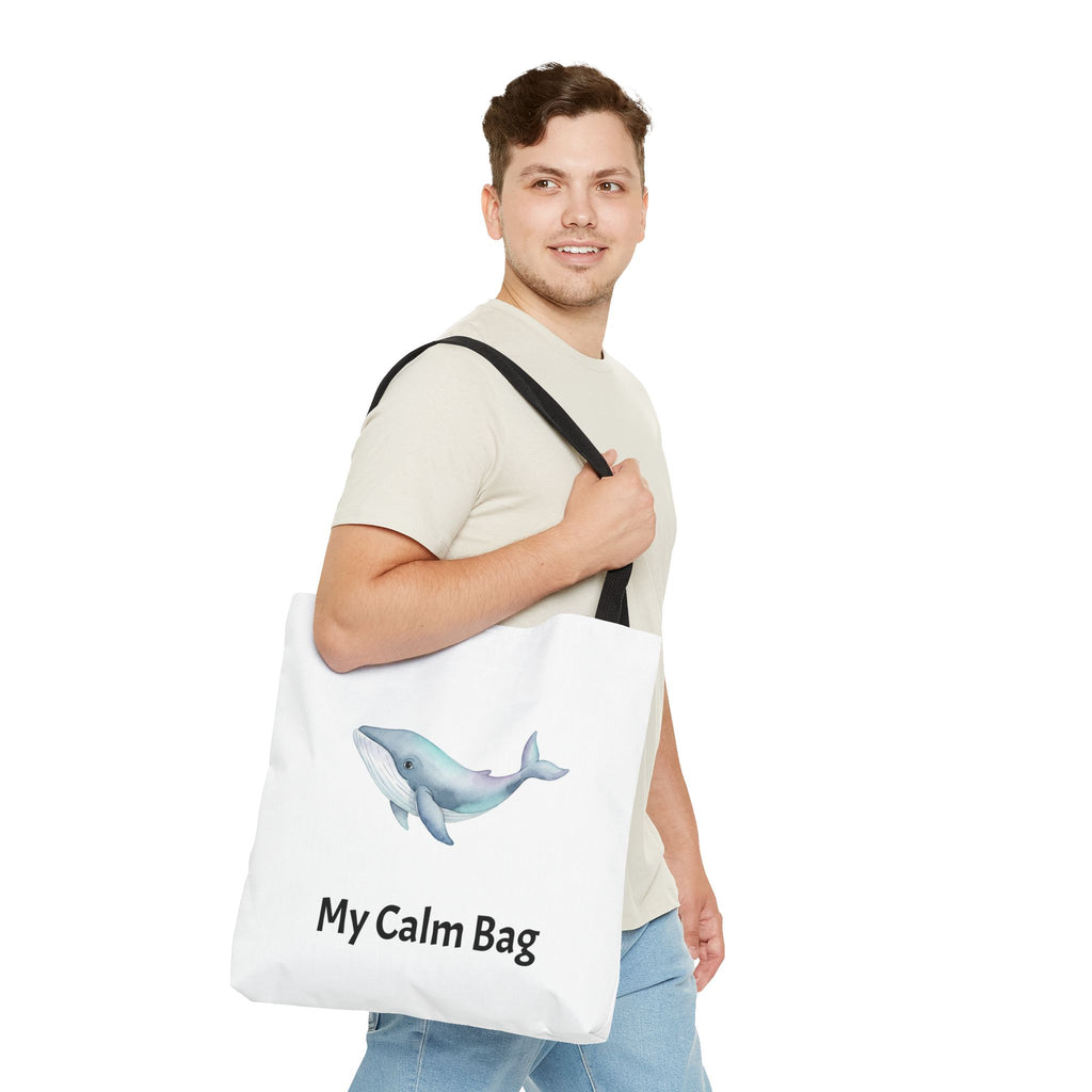 “My Calm Bag” Whale & Turtle Everyday Tote