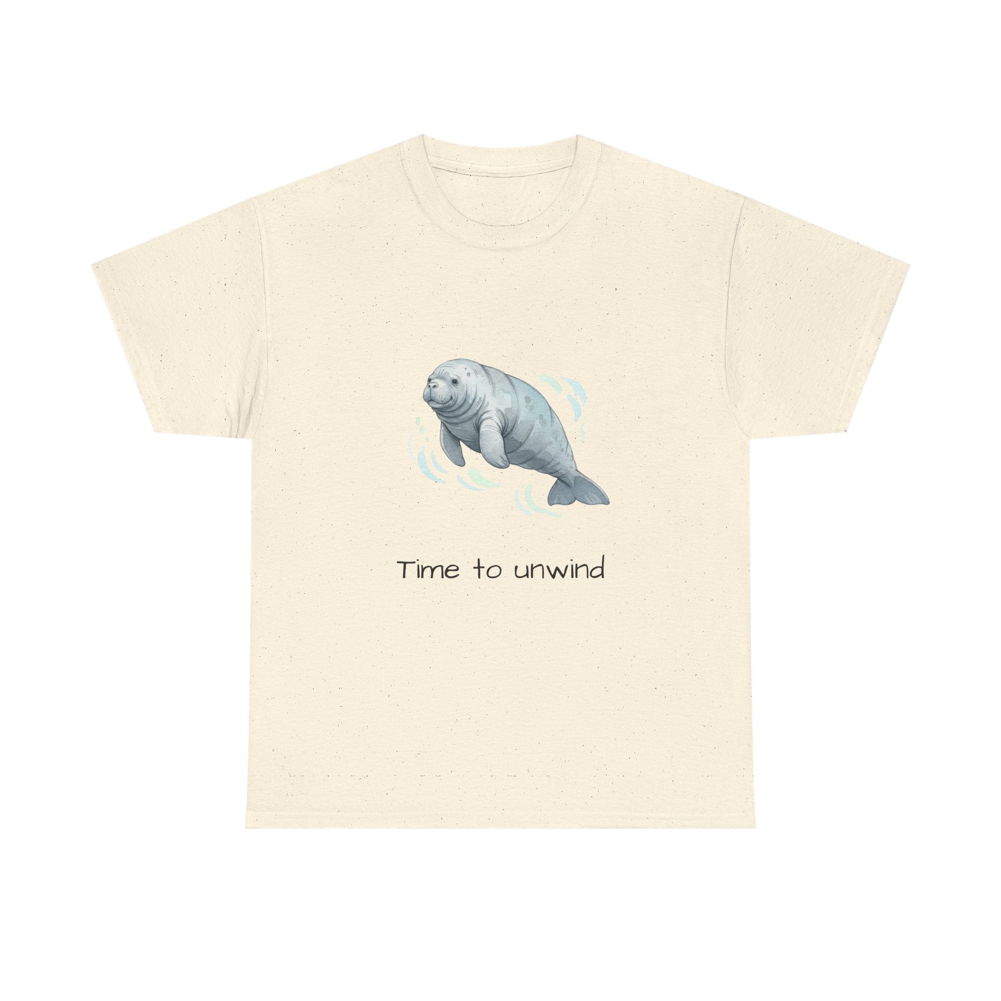 Manatee “Time to Unwind” Adult Tee