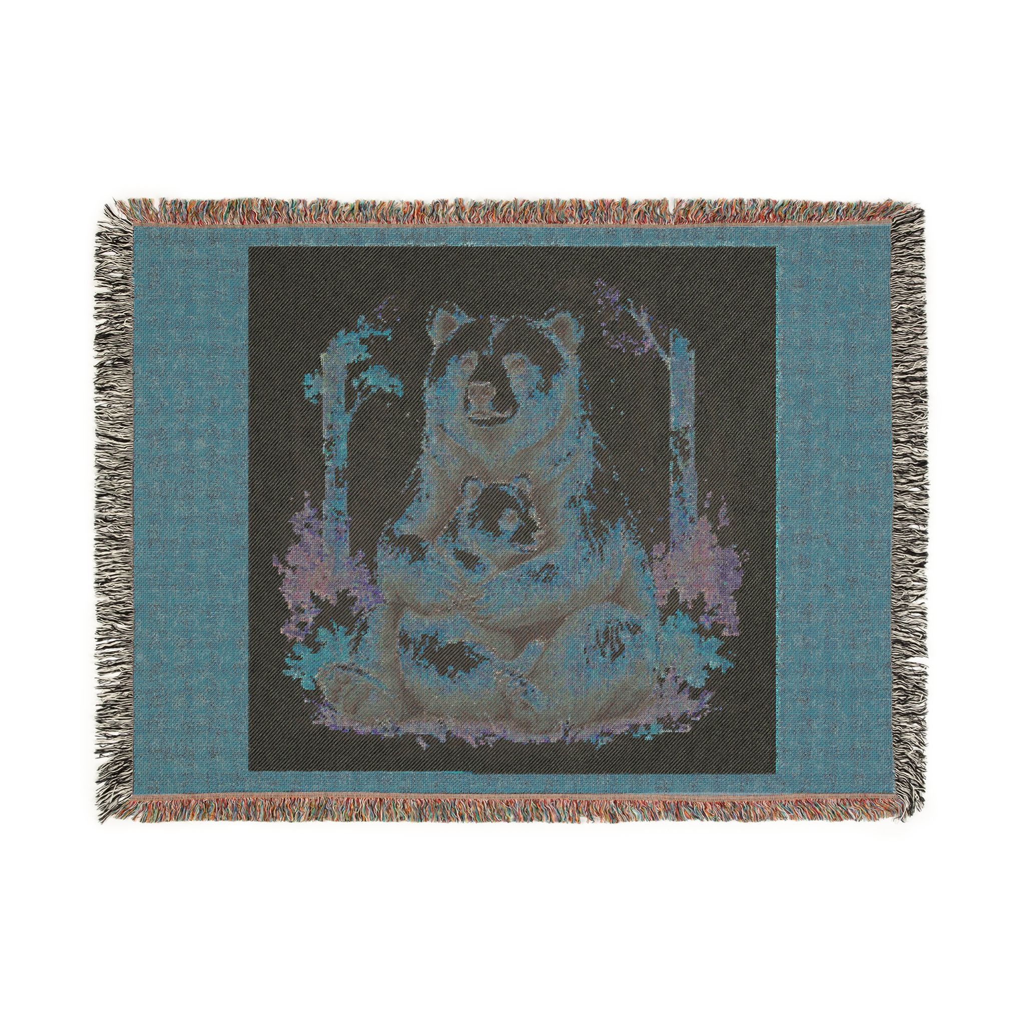 Woven Mama Bear Blanket