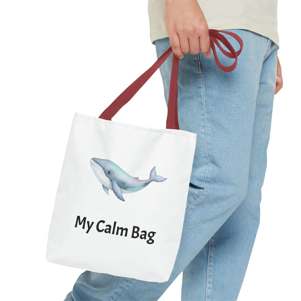 “My Calm Bag” Whale & Turtle Everyday Tote