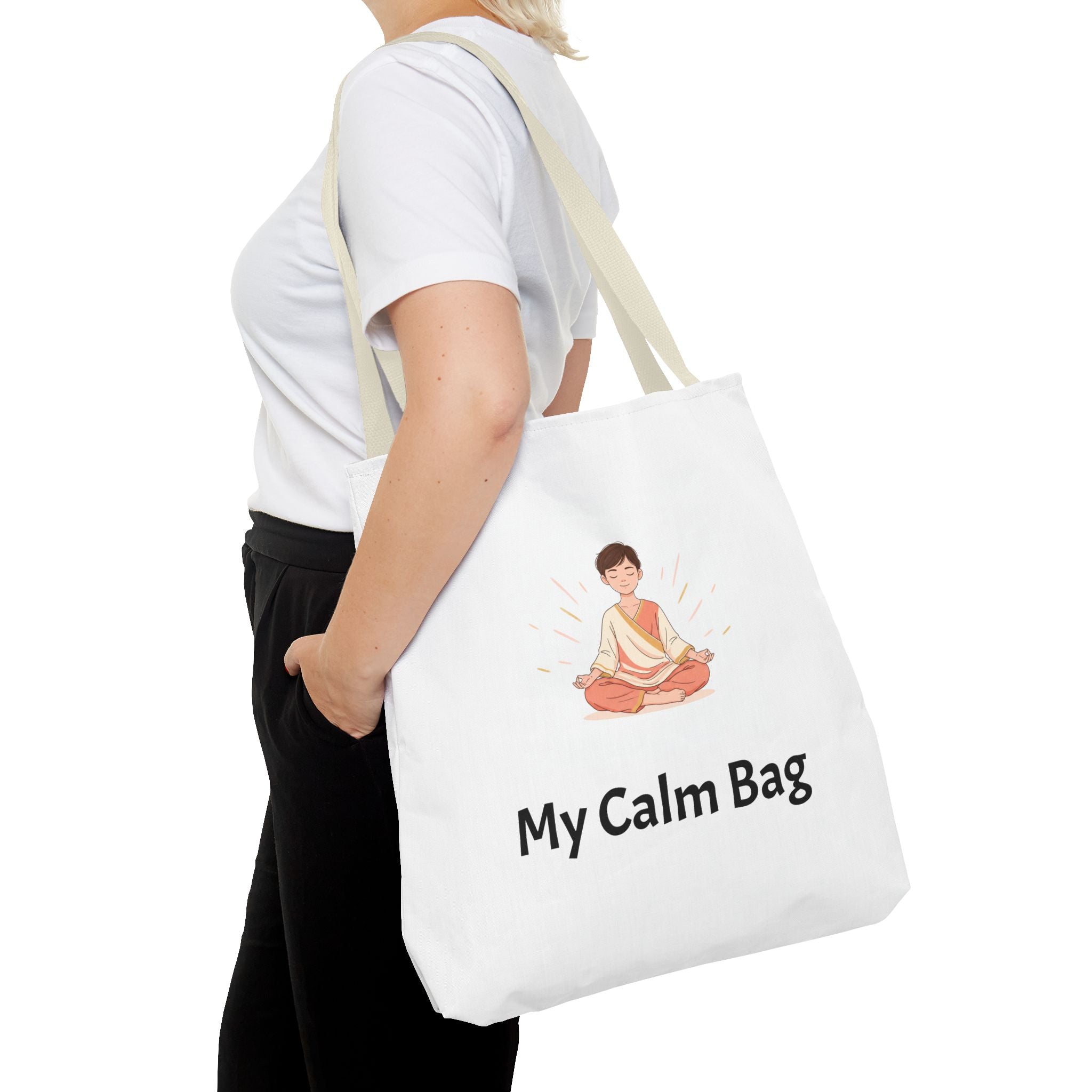 Calm Tote Bag — “My Calm Bag” Meditation & Everyday Tote