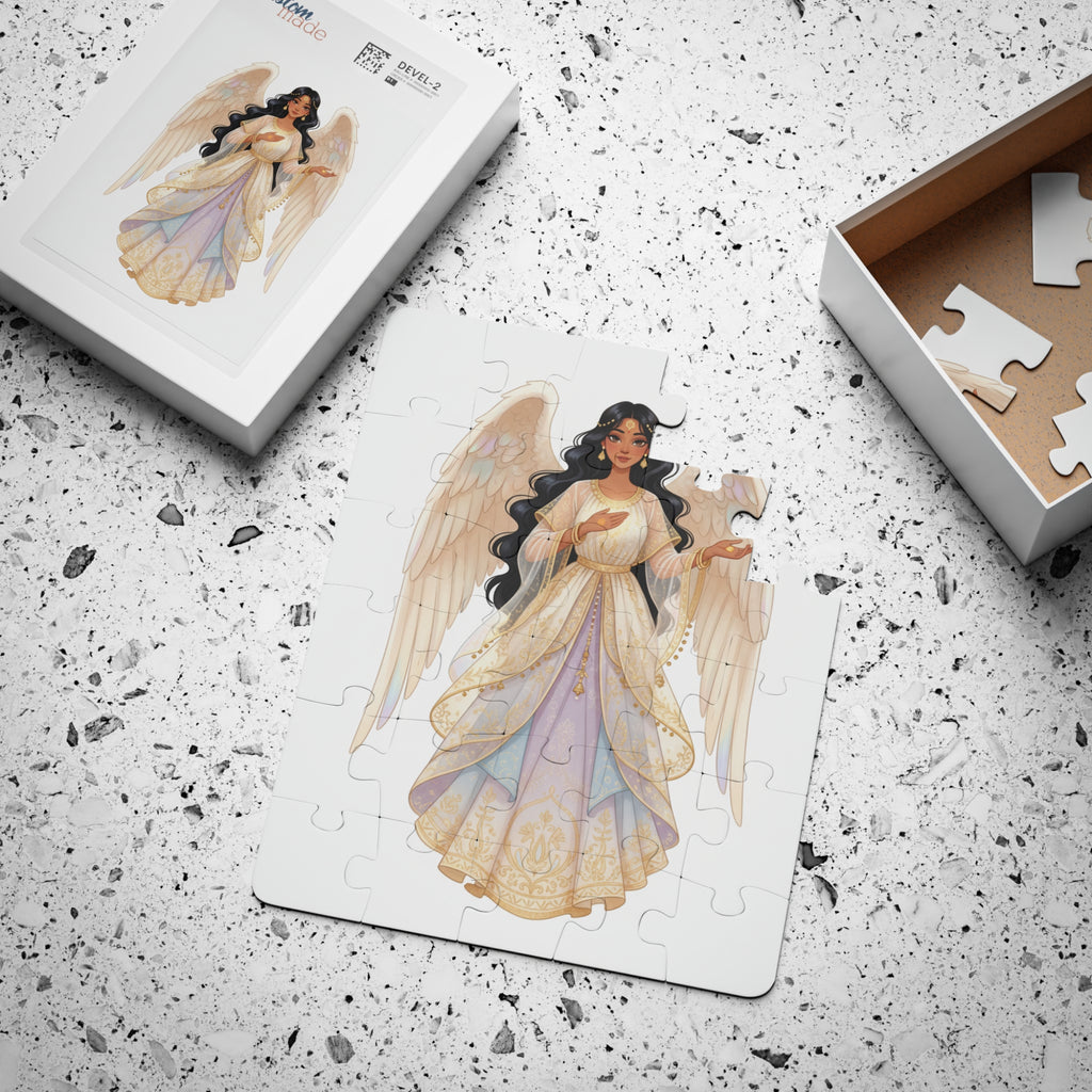 Angel 30-Piece Kids Puzzle — Ethereal Guardian Jigsaw for Toddlers & Preschoolers