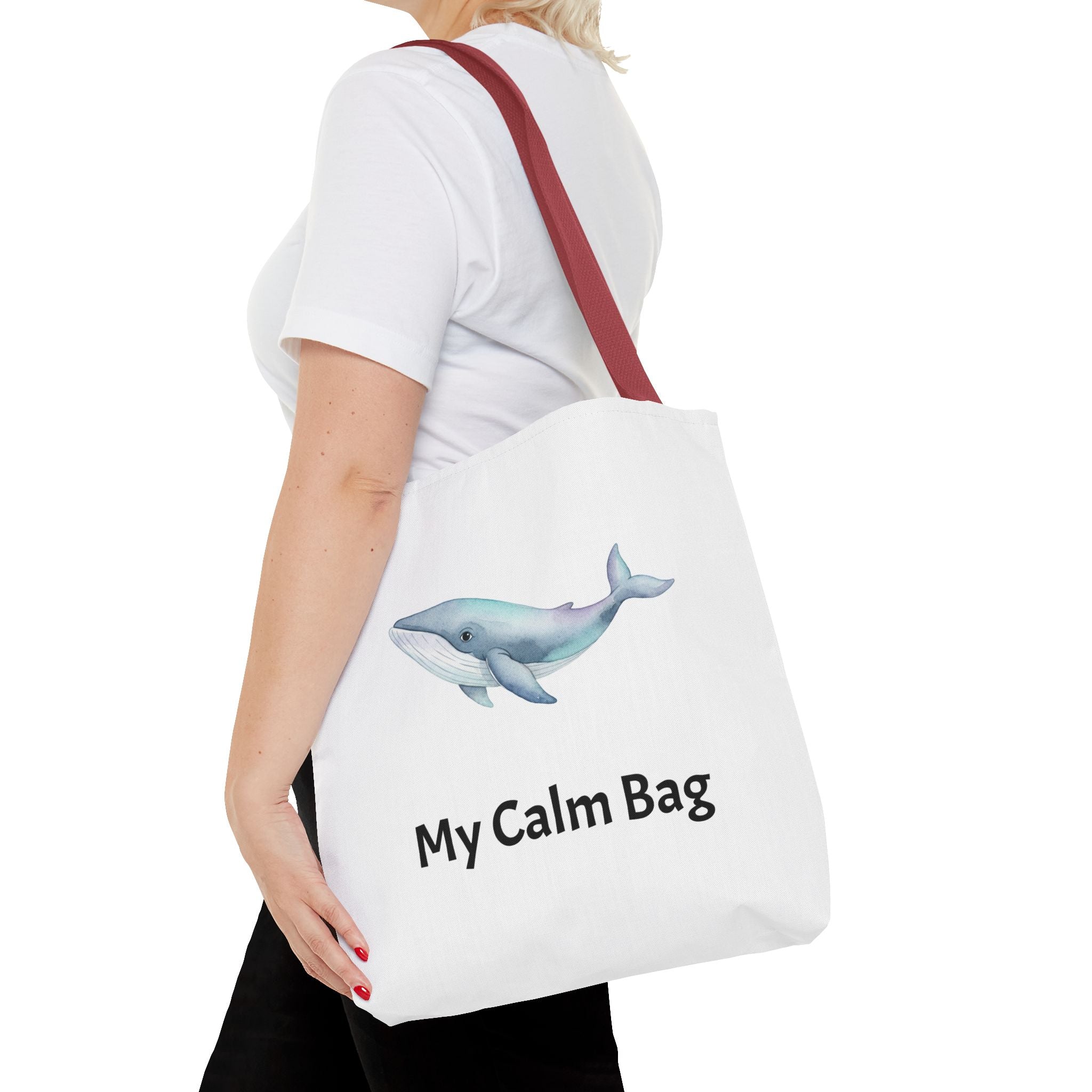 “My Calm Bag” Whale & Turtle Everyday Tote
