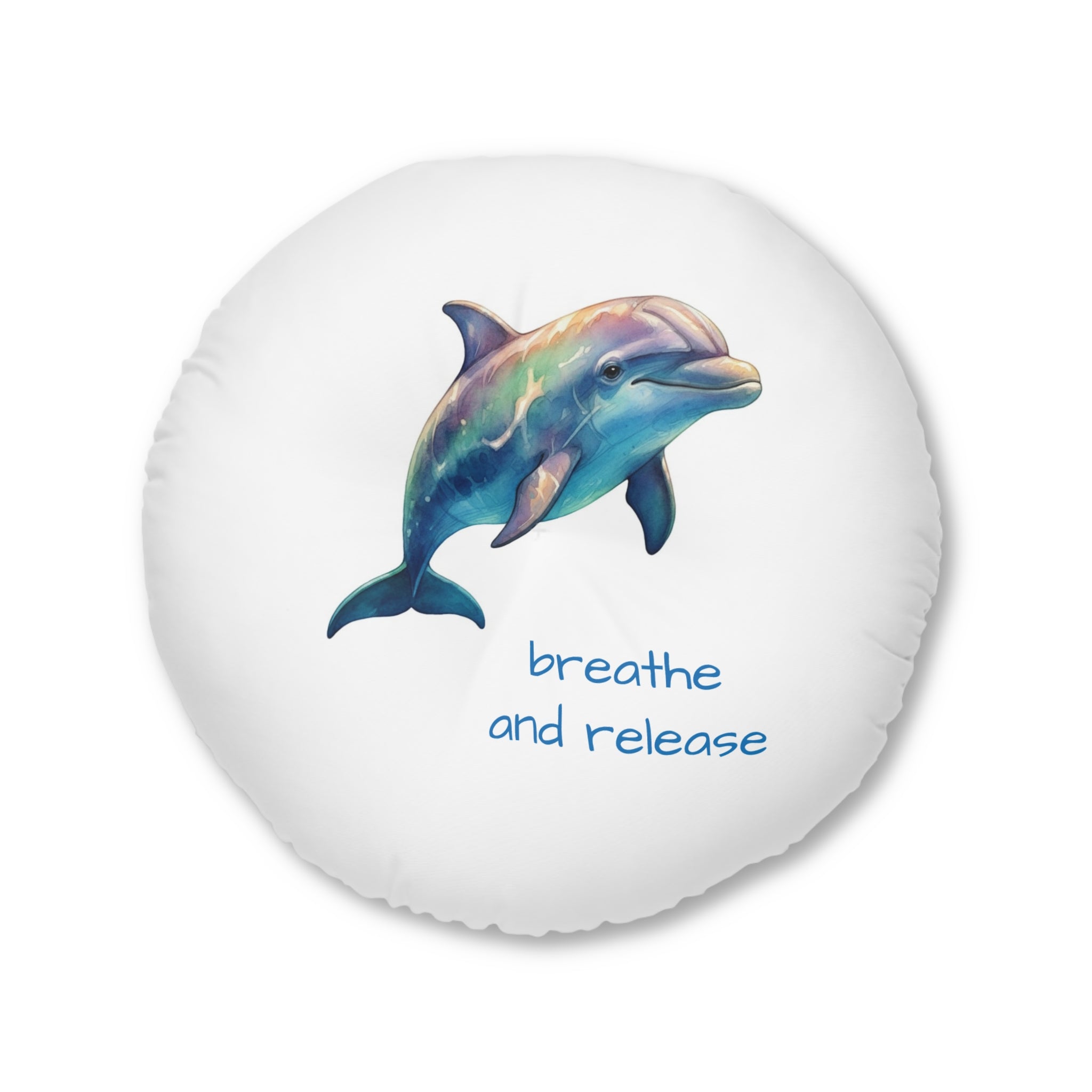 Calming Dolphin & Manatee Floor Pillow