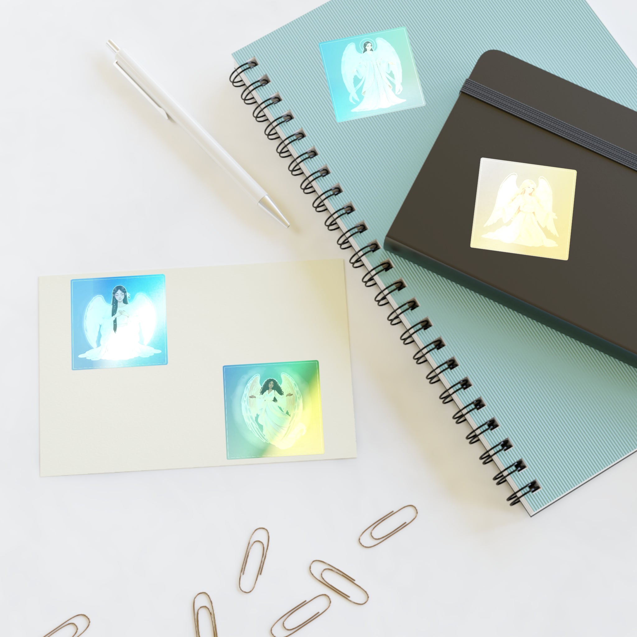 Angels Sticker Sheet —  Guardian Angel Decals