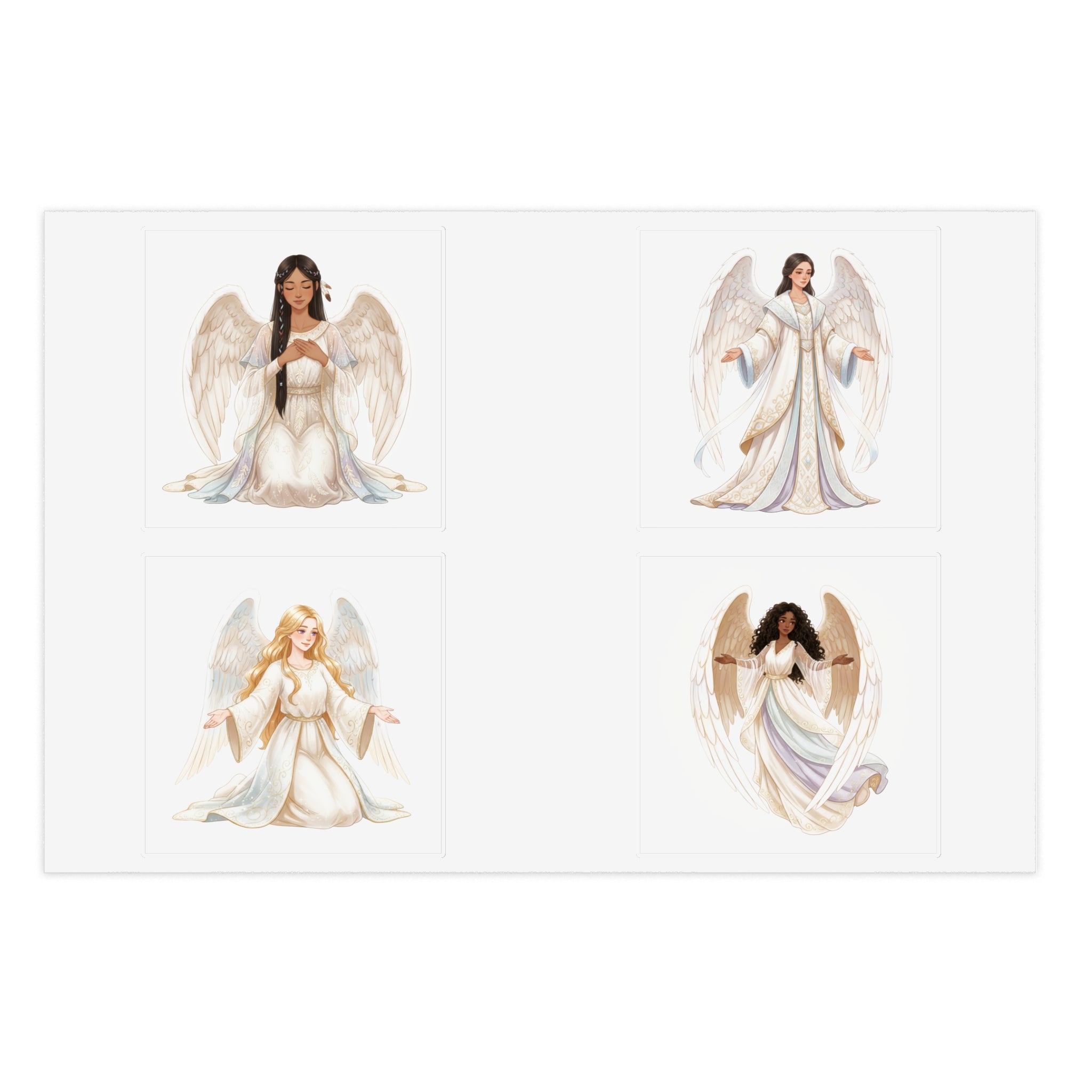 Angels Sticker Sheet —  Guardian Angel Decals