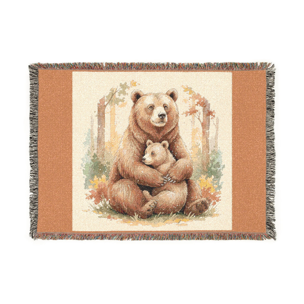 Woven Mama Bear Blanket