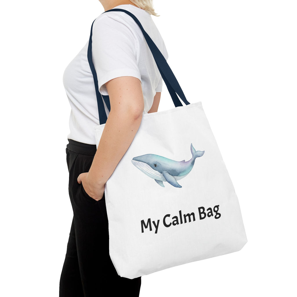 “My Calm Bag” Whale & Turtle Everyday Tote
