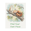 Find Your Own Pace Watercolor Poster