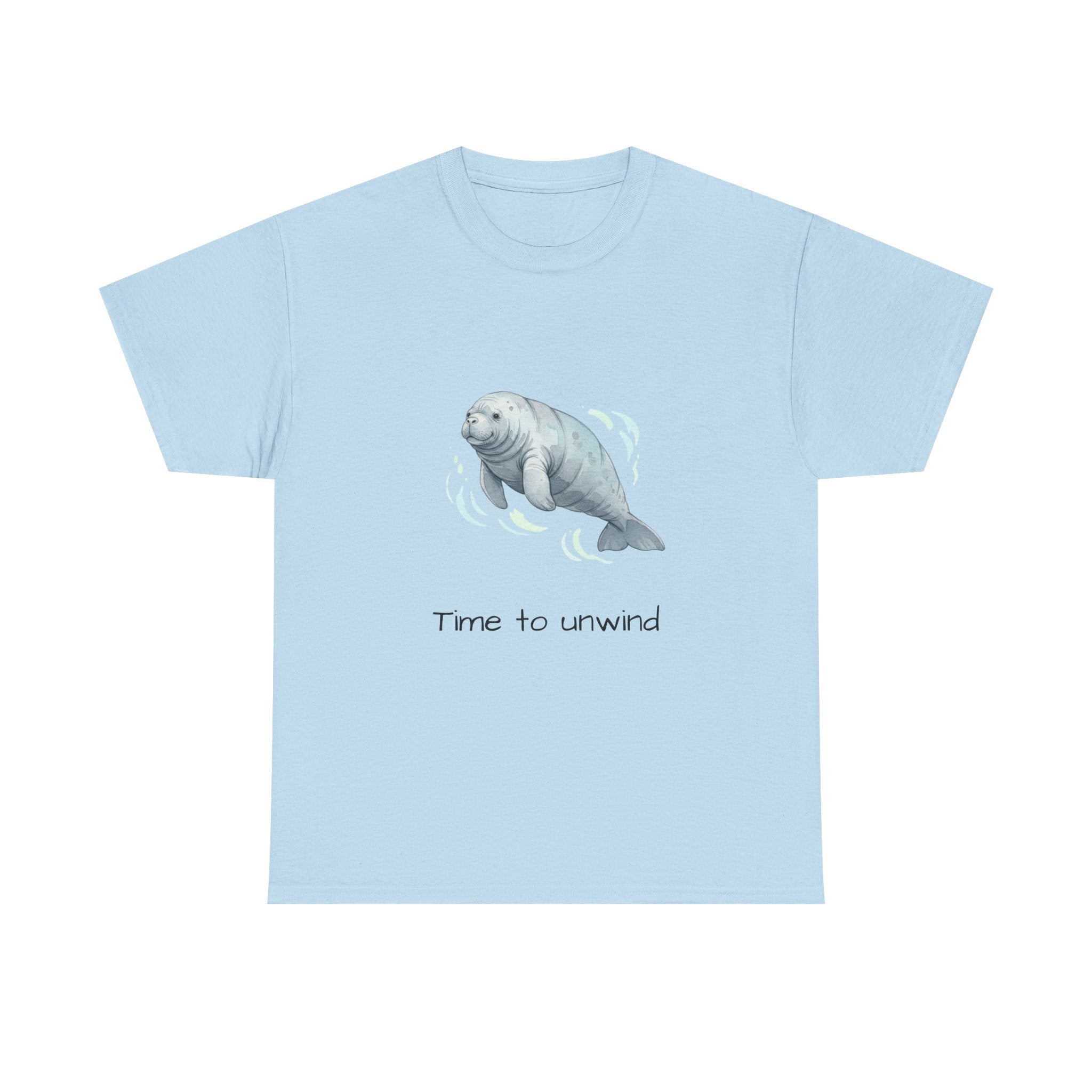 Manatee “Time to Unwind” Adult Tee