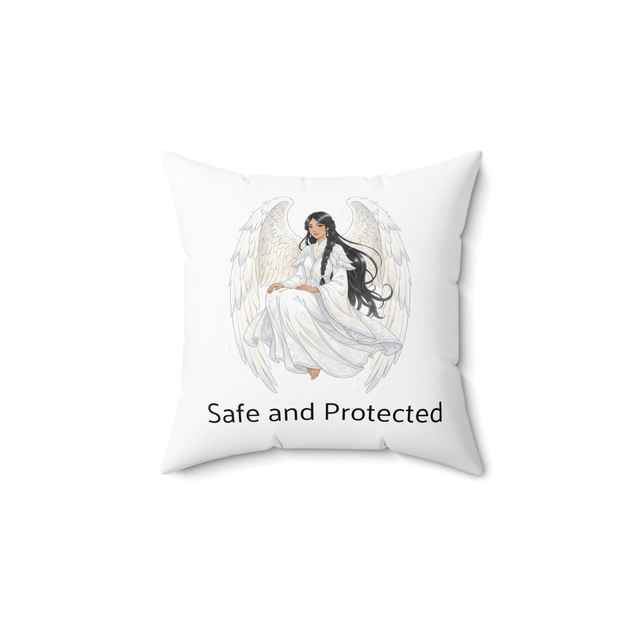 Angel  Pillow — 'Safe and Protected' / 'You Are Loved'