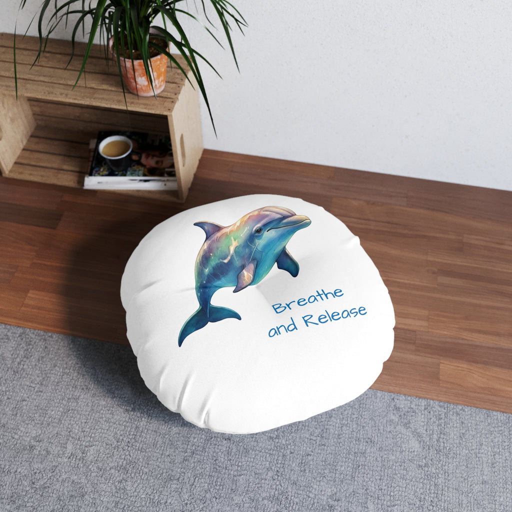 Calming Dolphin & Manatee Floor Pillow