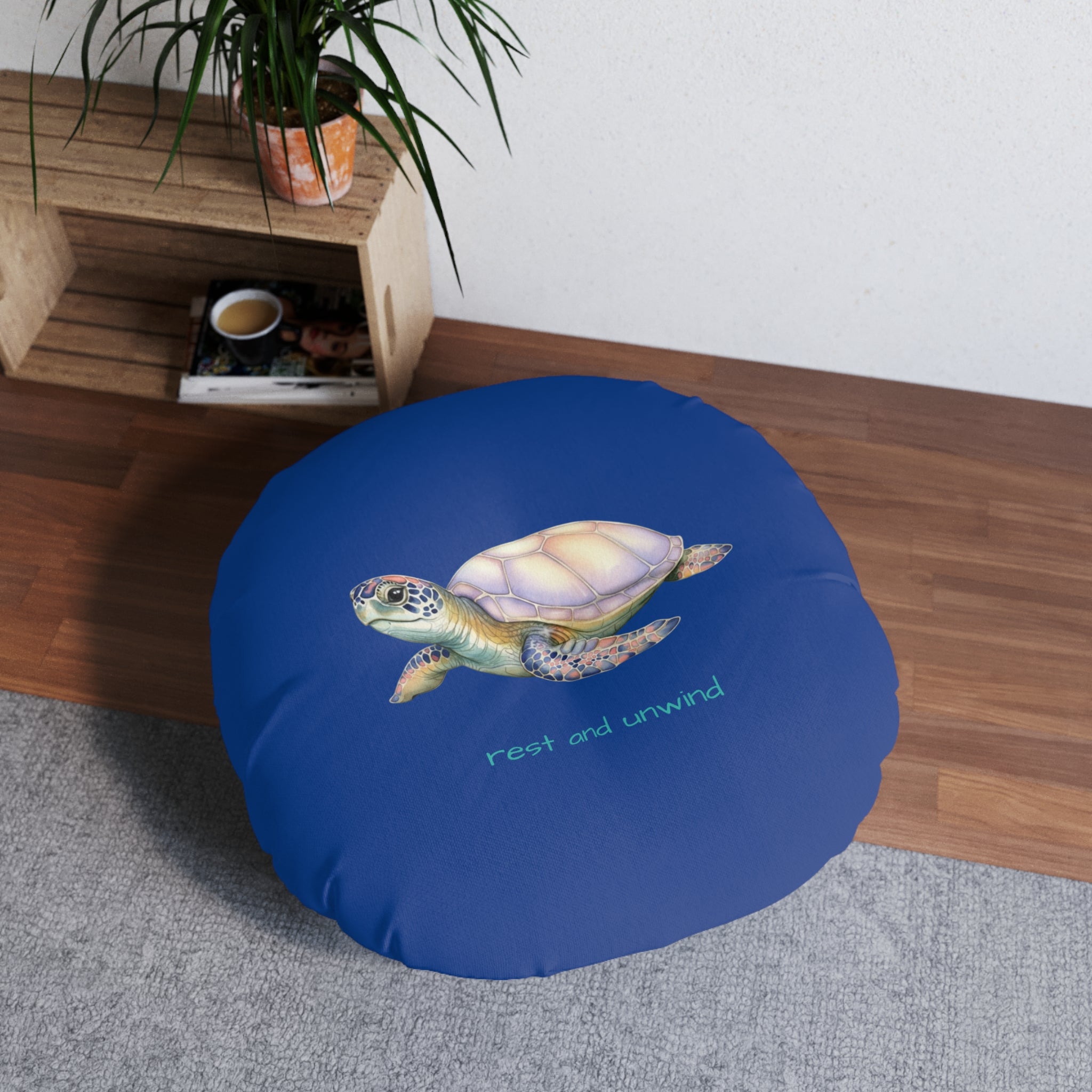Turtle Calm Corner Floor Cushion