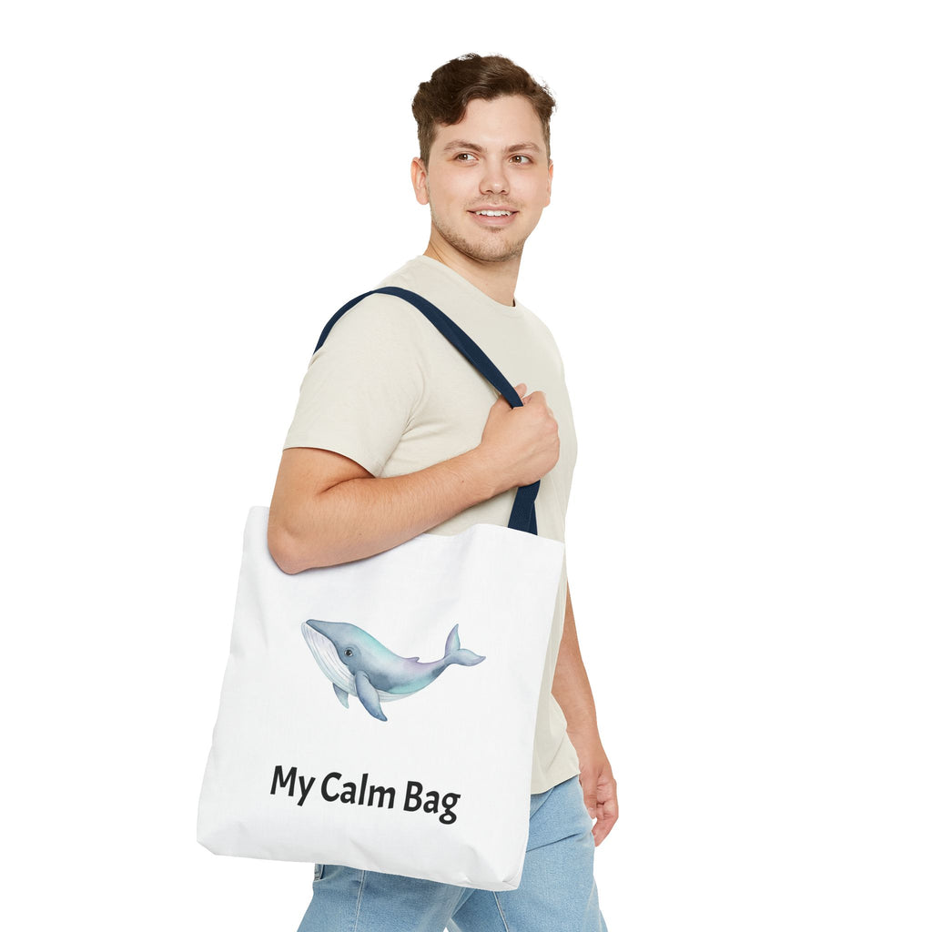 “My Calm Bag” Whale & Turtle Everyday Tote