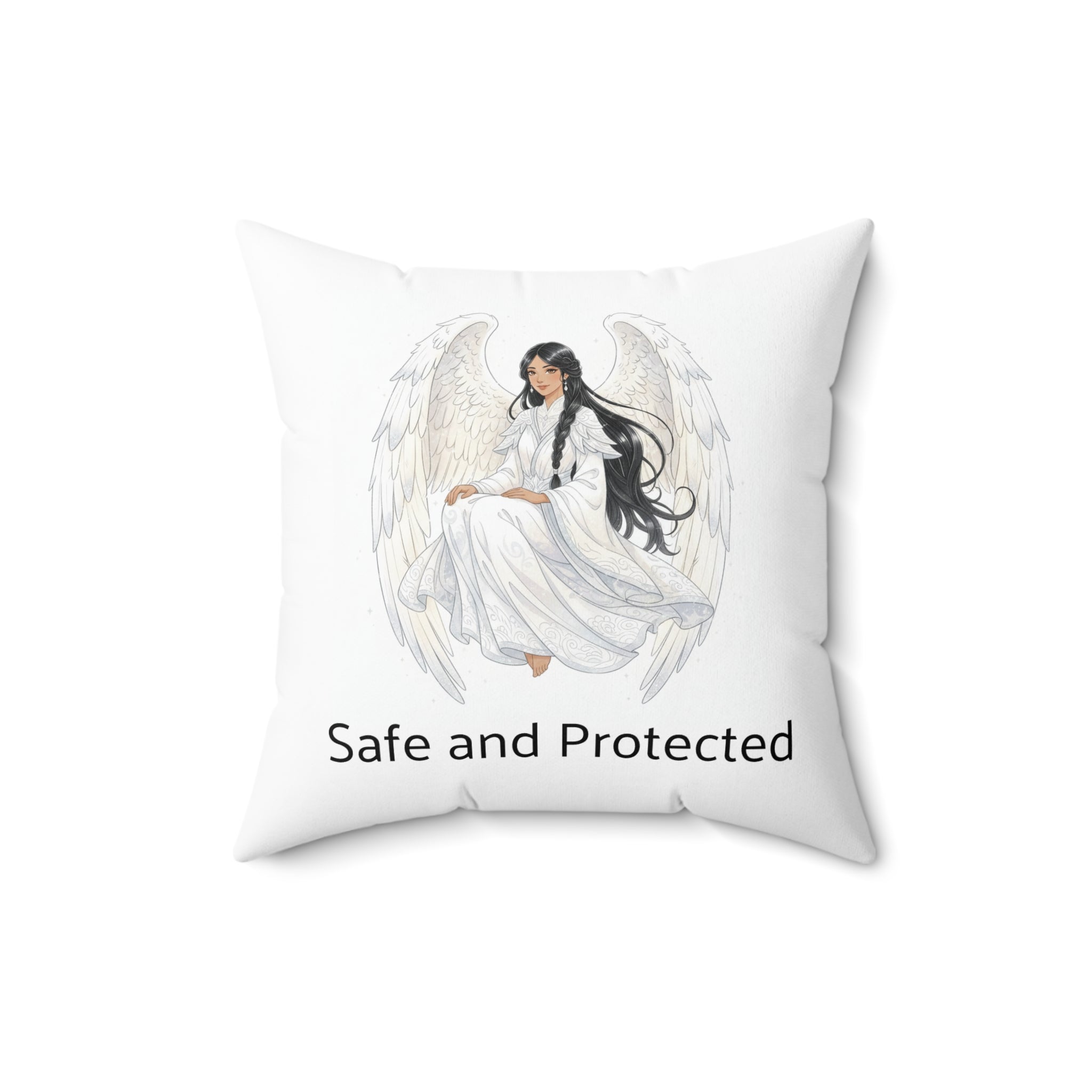 Angel  Pillow — 'Safe and Protected' / 'You Are Loved'