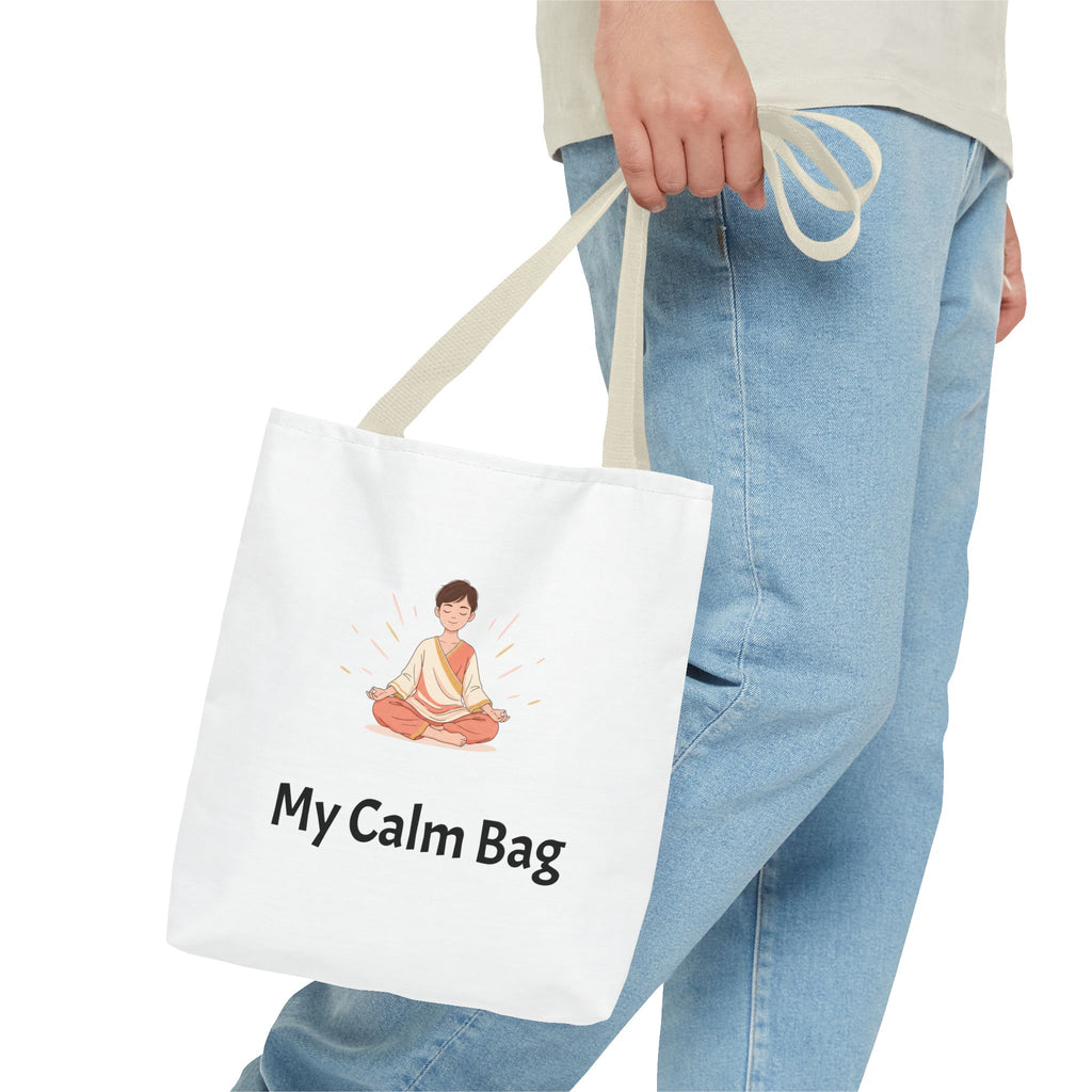 Calm Tote Bag — “My Calm Bag” Meditation & Everyday Tote