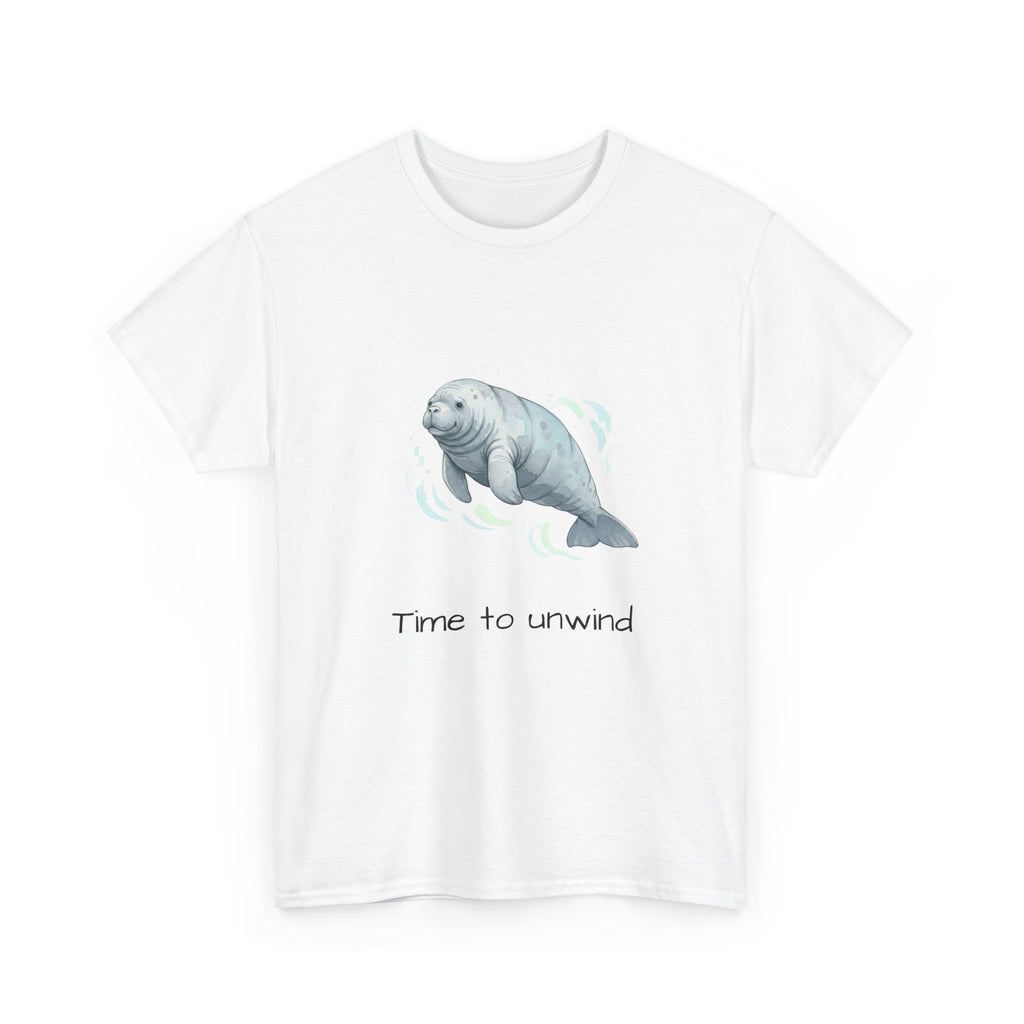 Manatee “Time to Unwind” Adult Tee