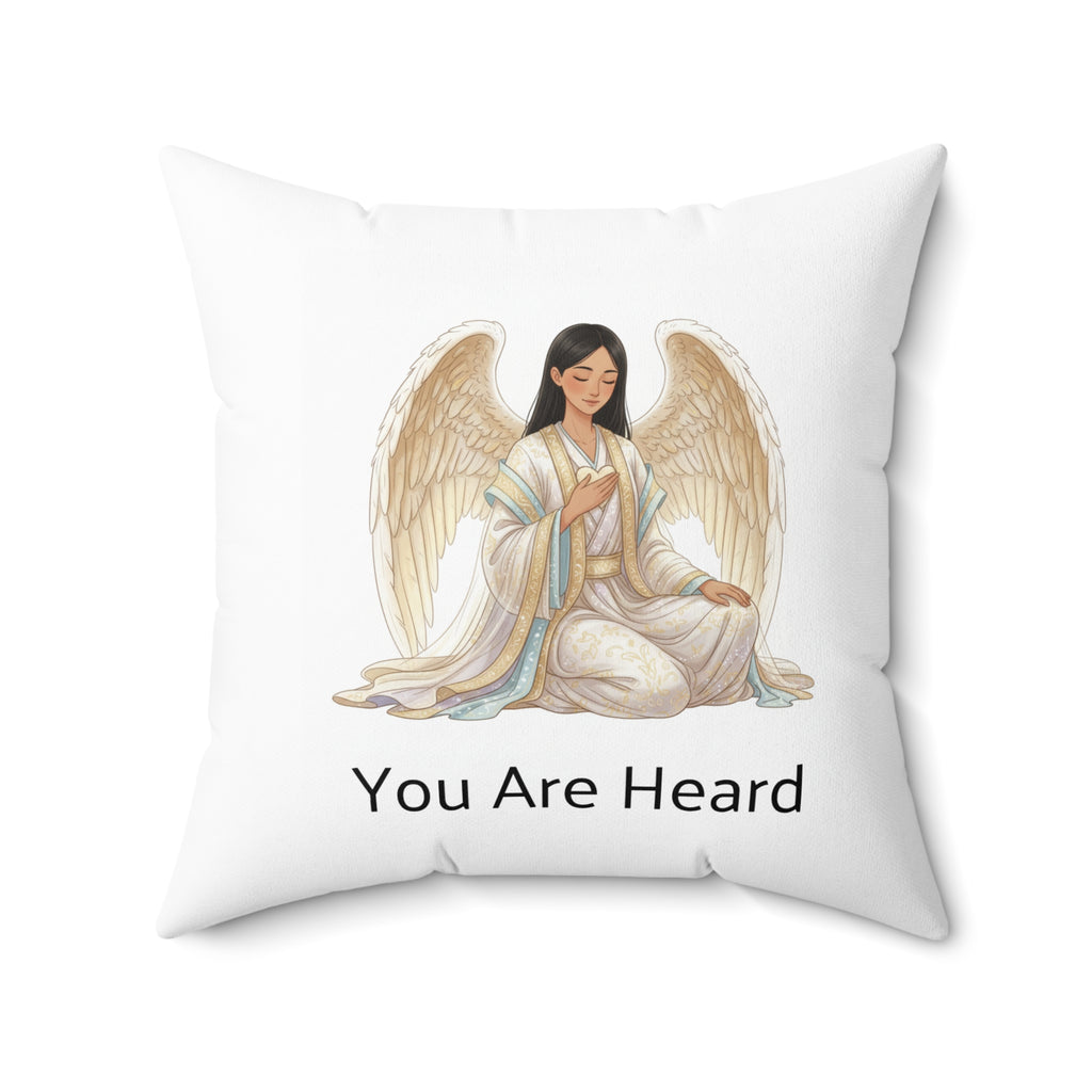 Angel Pillow — "You Are Precious" / "You Are Heard" Calm Corner Pillow