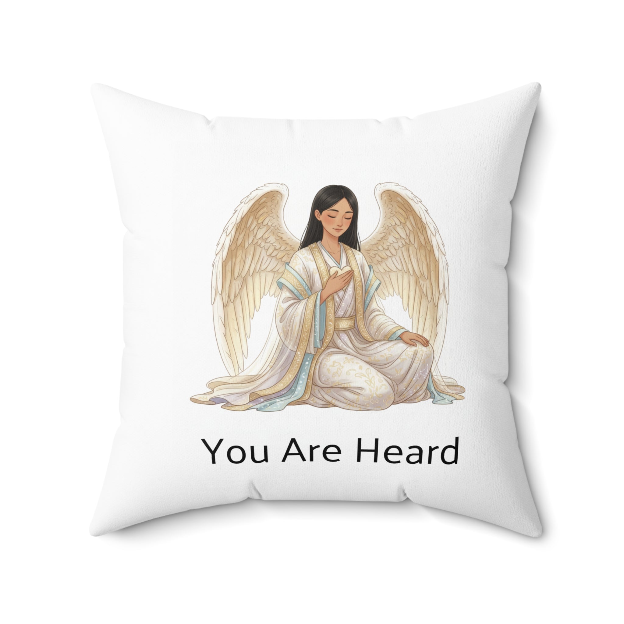 Angel Pillow — "You Are Precious" / "You Are Heard" Calm Corner Pillow