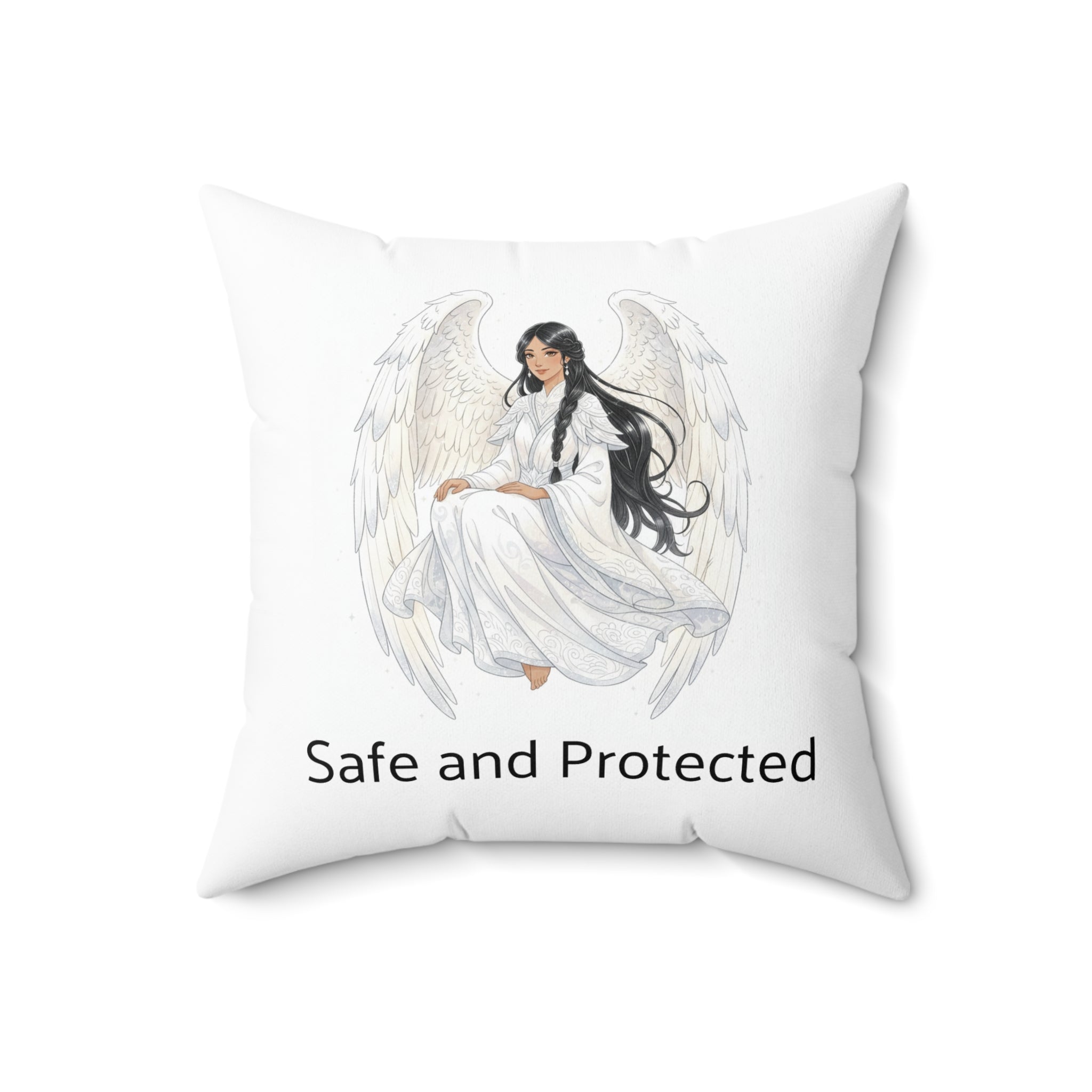 Angel  Pillow — 'Safe and Protected' / 'You Are Loved'