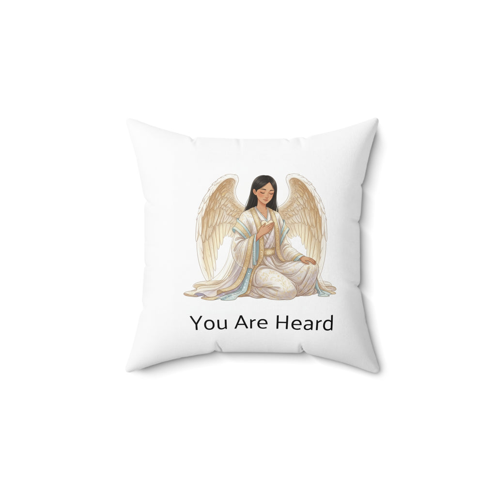 Angel Pillow — "You Are Precious" / "You Are Heard" Calm Corner Pillow