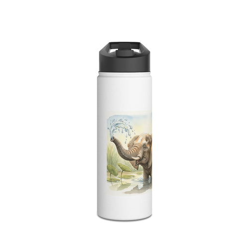 "Hydrate To Feel Great" — Elephant Stainless Steel Water Bottle