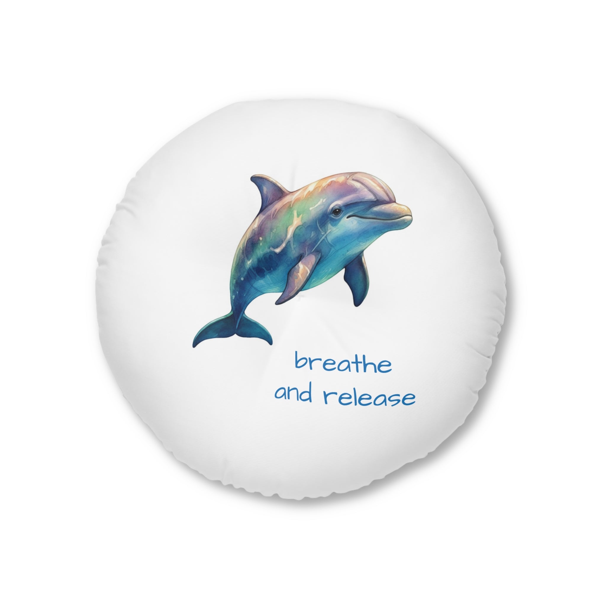 Calming Dolphin & Manatee Floor Pillow
