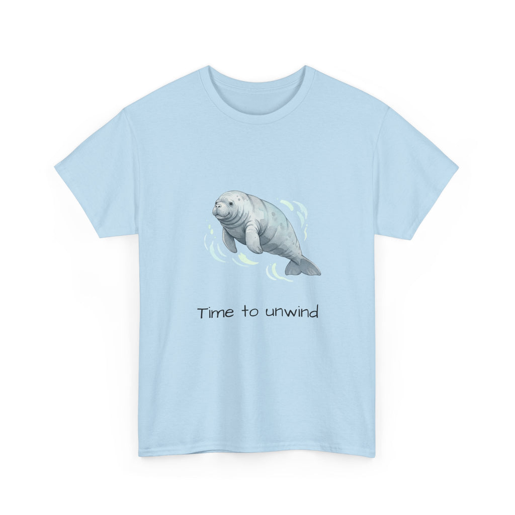 Manatee “Time to Unwind” Adult Tee