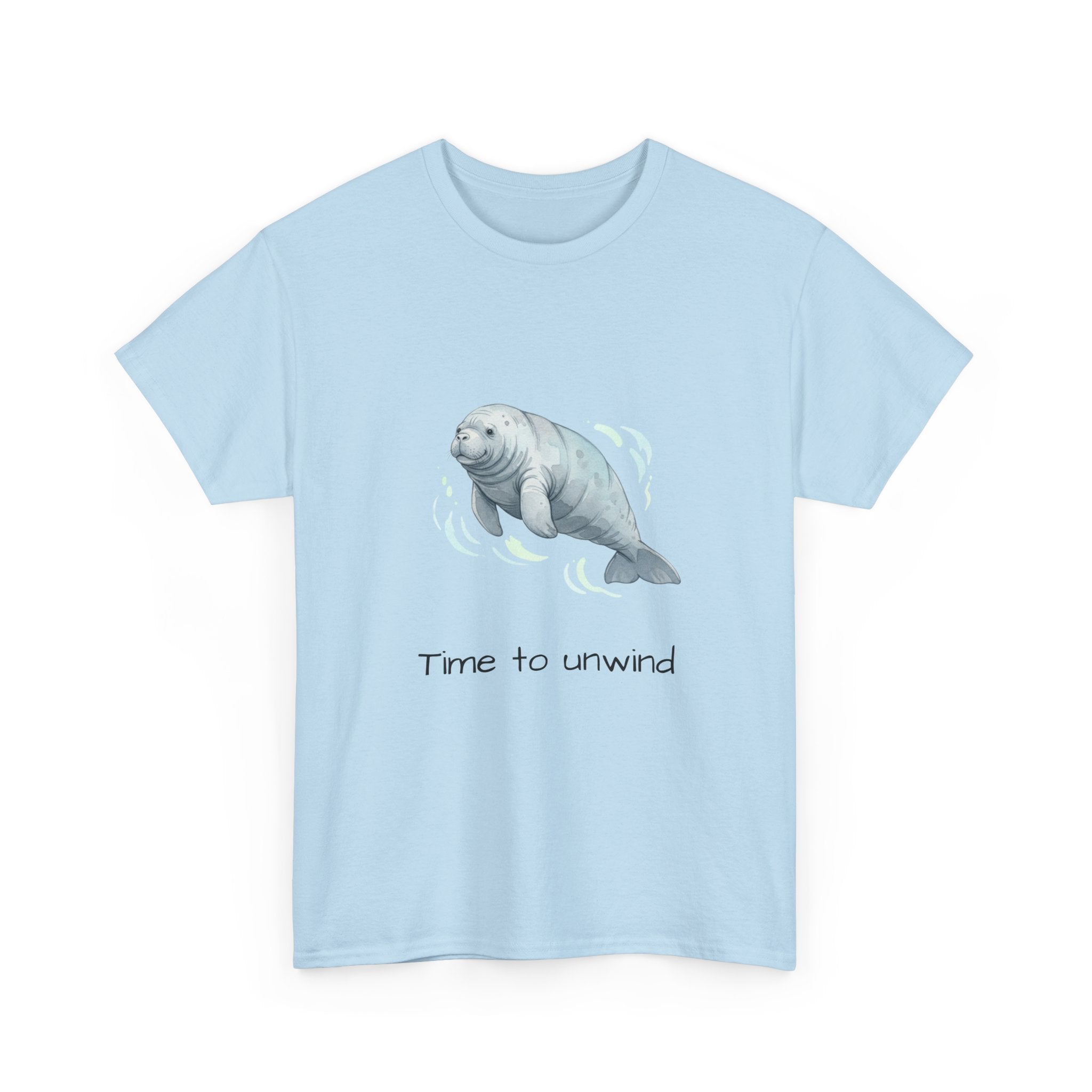 Manatee “Time to Unwind” Adult Tee