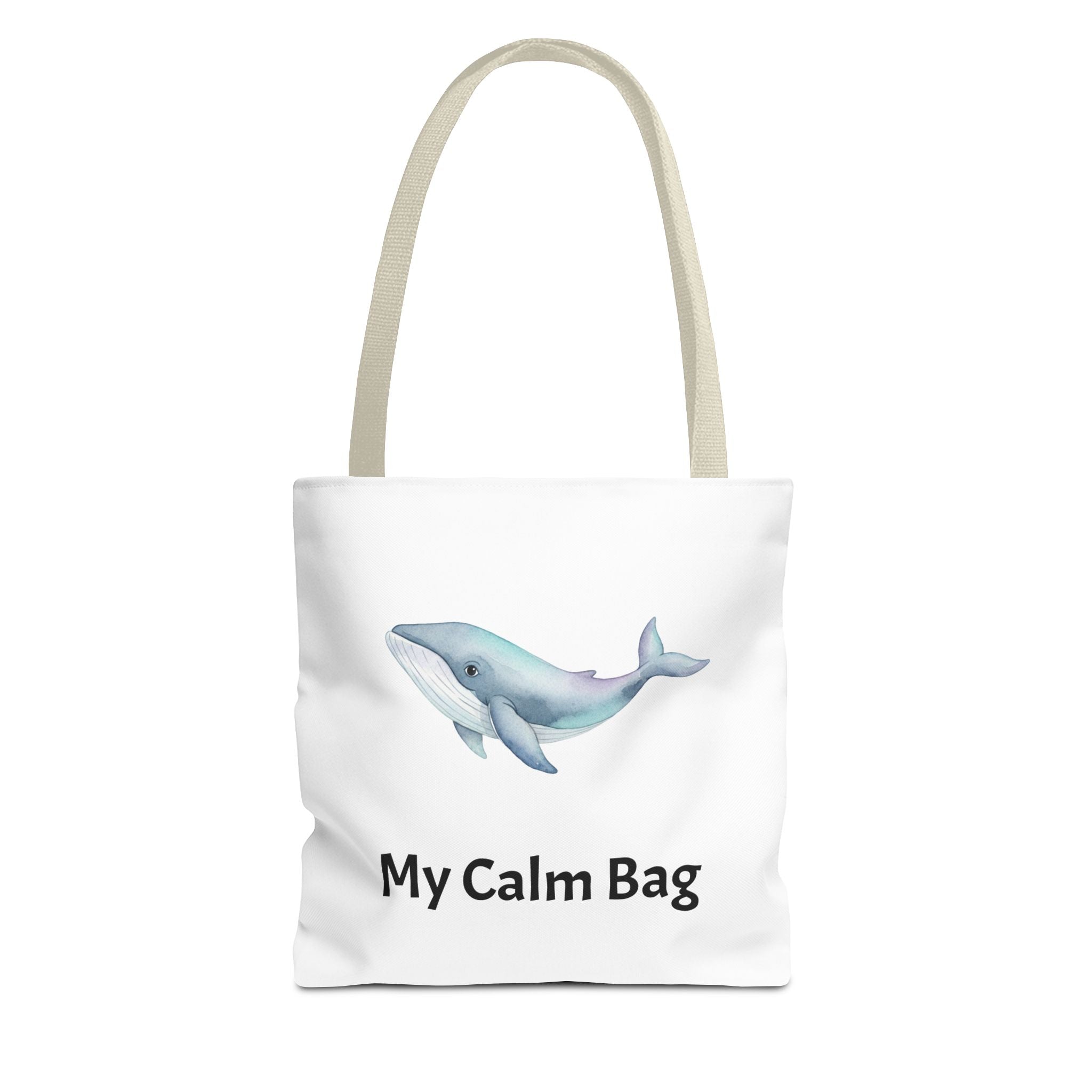 “My Calm Bag” Whale & Turtle Everyday Tote