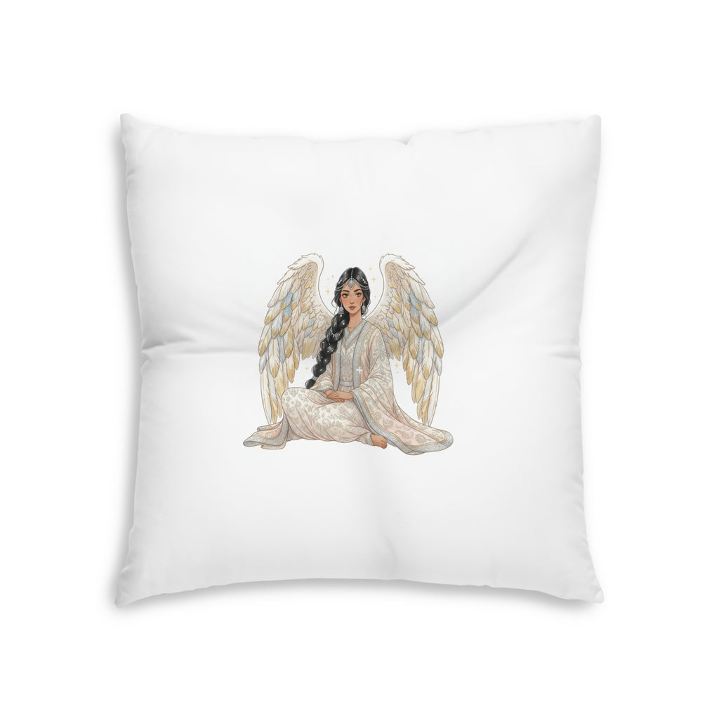 Safe Space Floor Pillow — Personalized Angel Cushion
