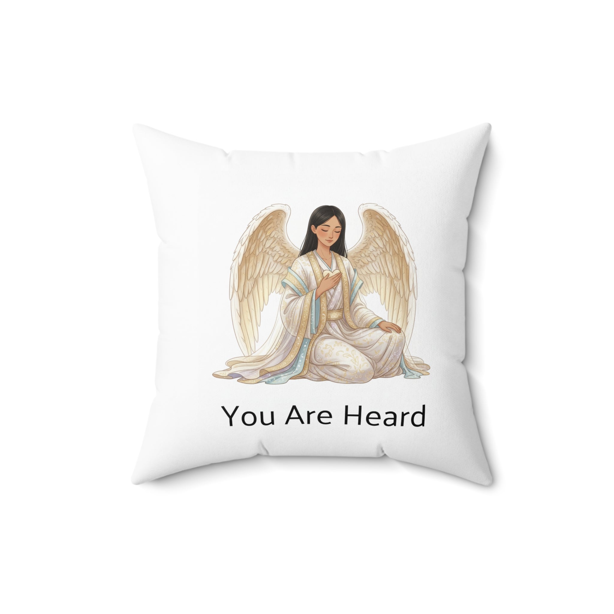 Angel Pillow — "You Are Precious" / "You Are Heard" Calm Corner Pillow