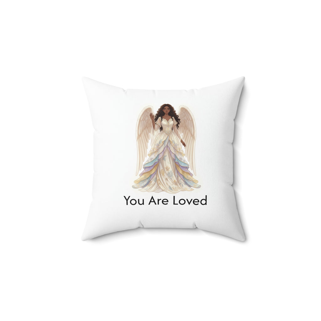 Inspirational Angel Pillow — "You Are Loved / You Are Seen" Calm Corner Pillow