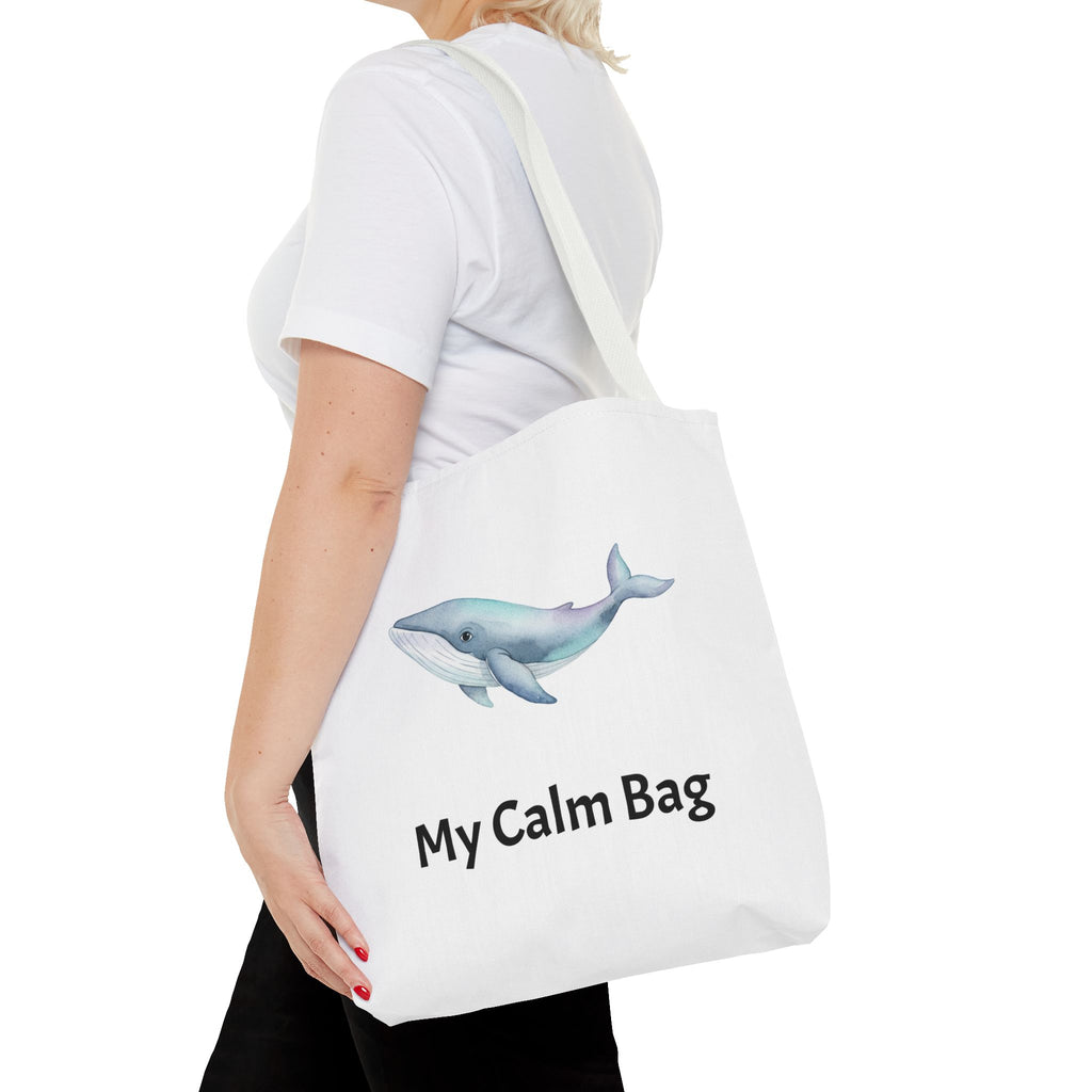 “My Calm Bag” Whale & Turtle Everyday Tote