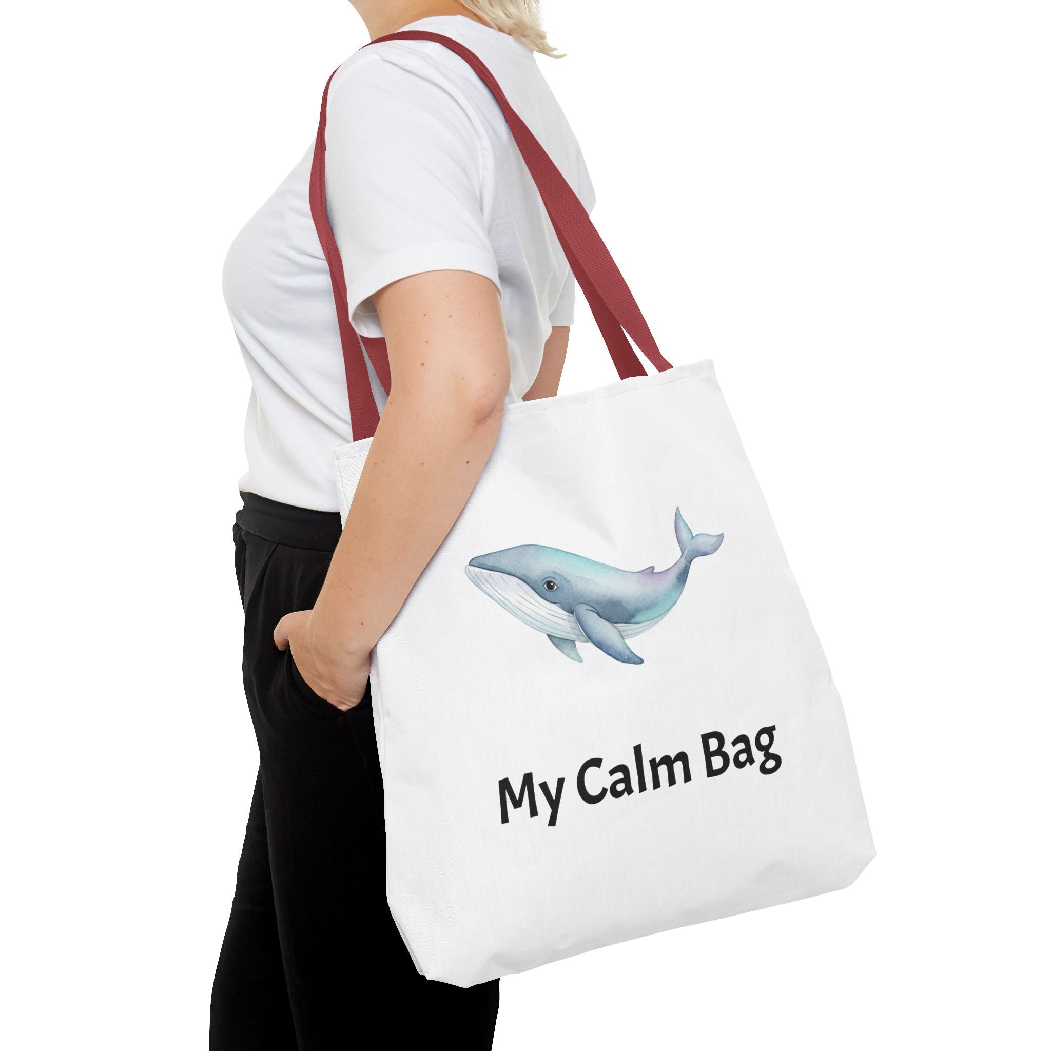 “My Calm Bag” Whale & Turtle Everyday Tote