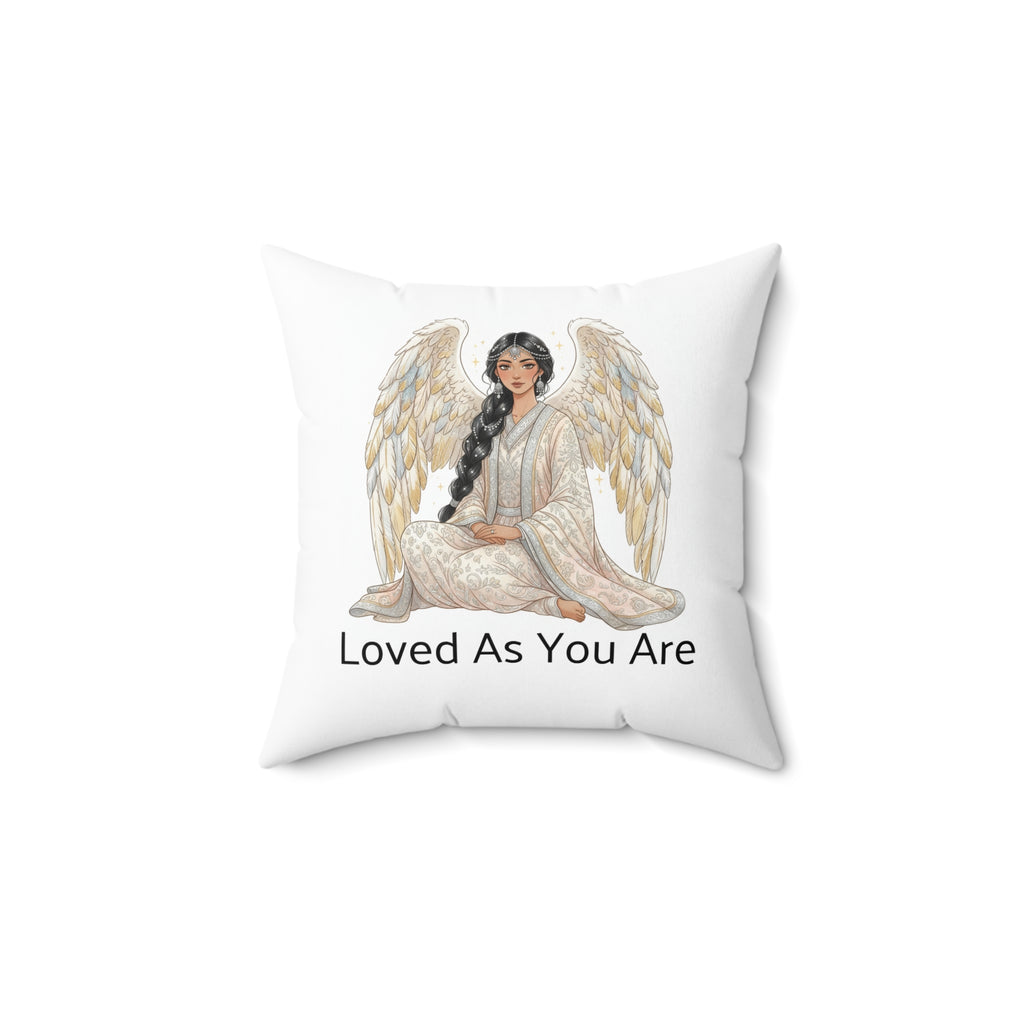 Angel Meditation Pillow — 'Breathe and Relax' / 'Loved As You Are'