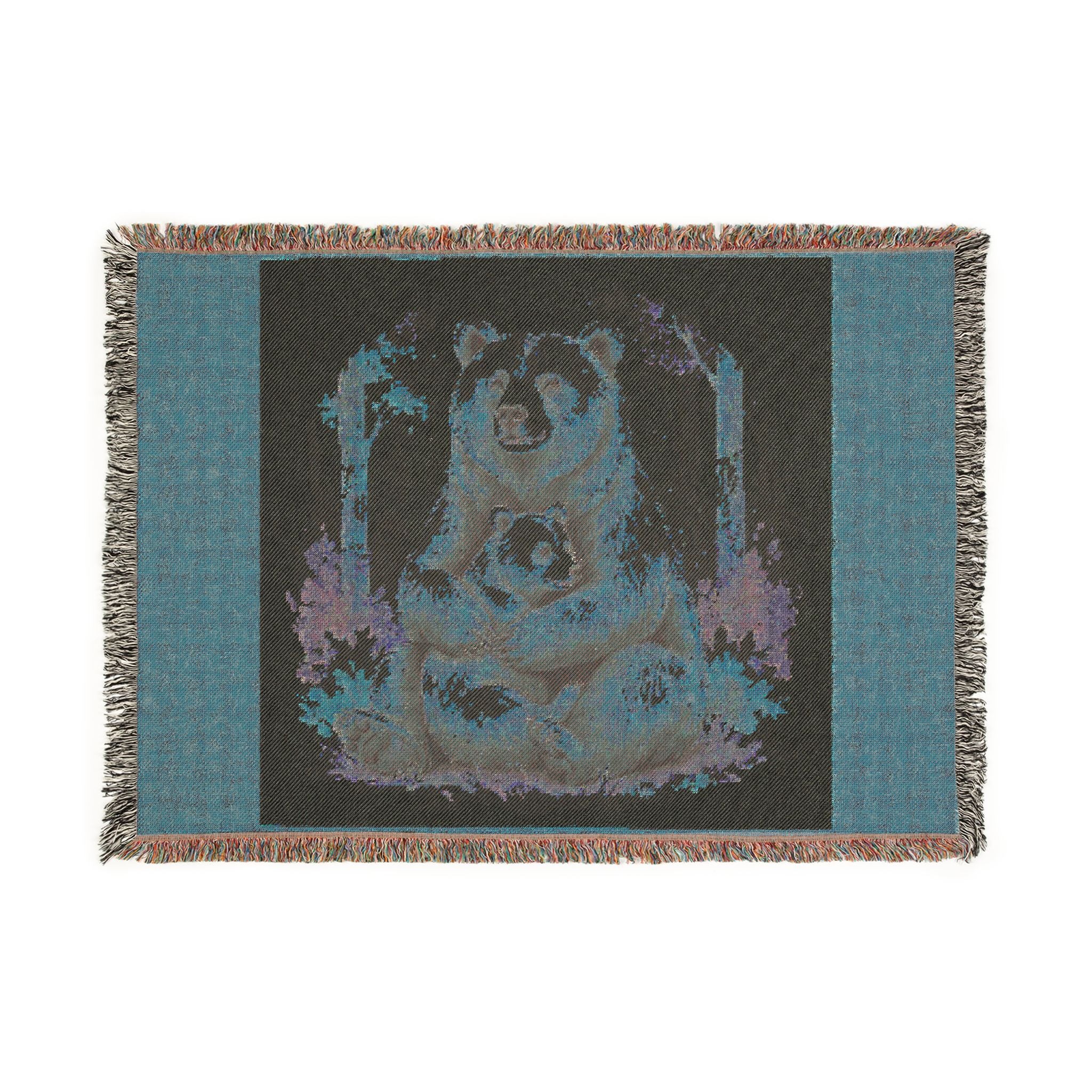 Woven Mama Bear Blanket