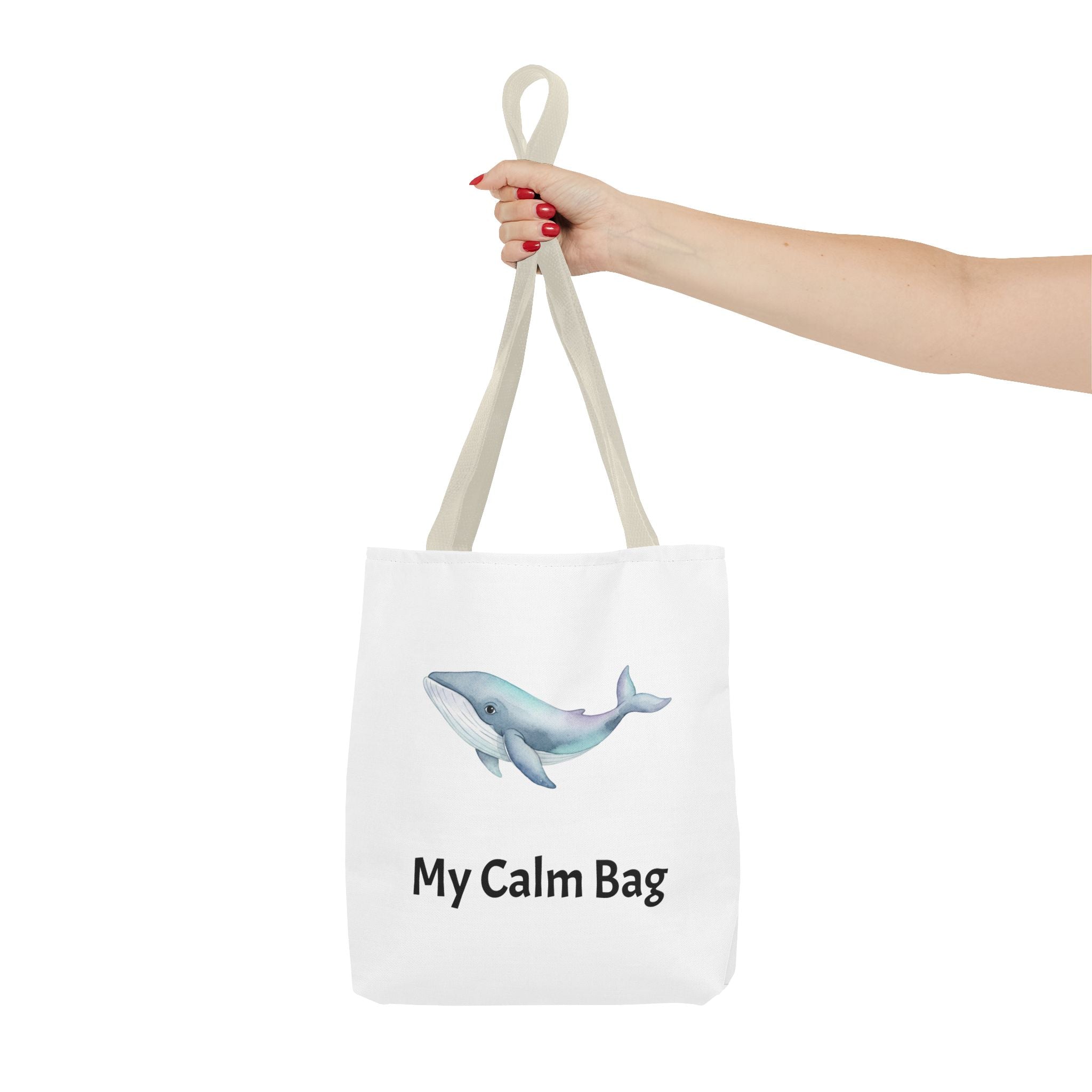 “My Calm Bag” Whale & Turtle Everyday Tote