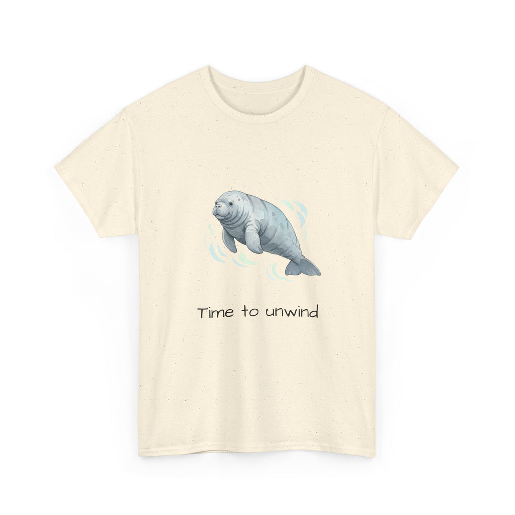 Manatee “Time to Unwind” Adult Tee