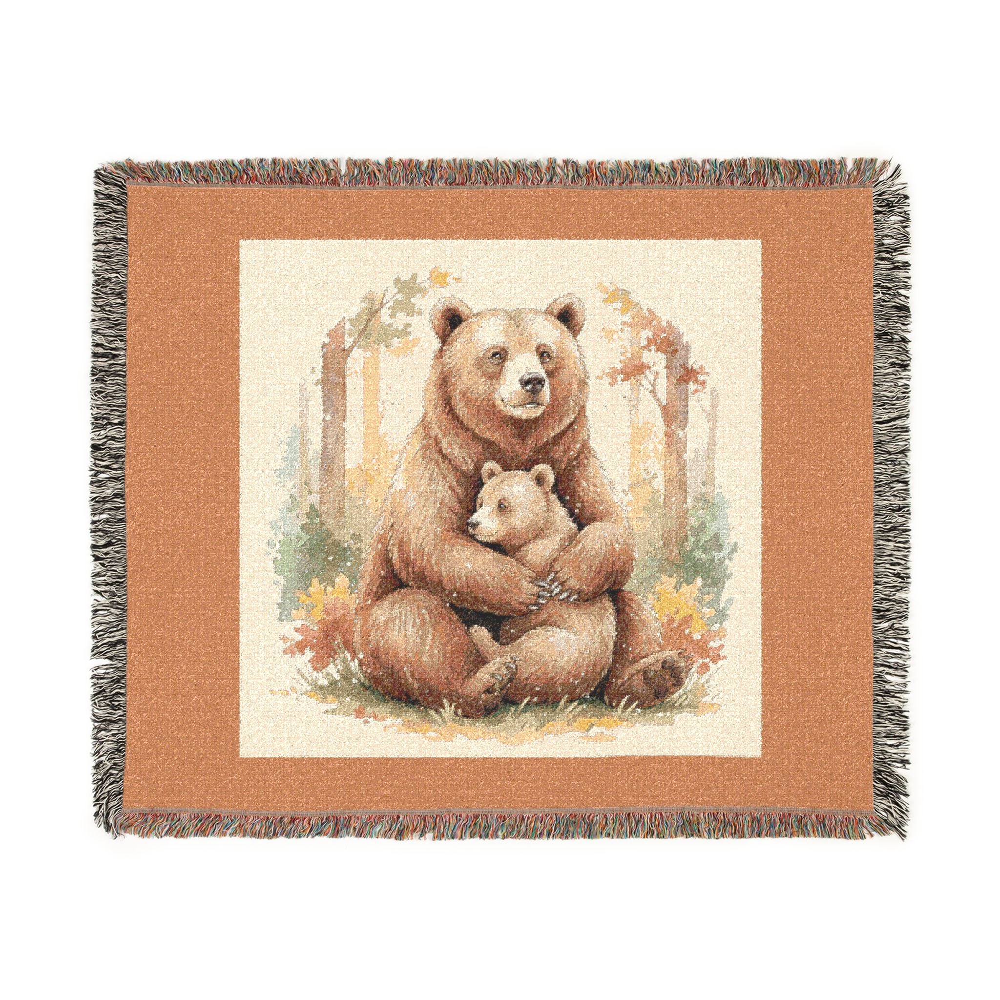Woven Mama Bear Blanket