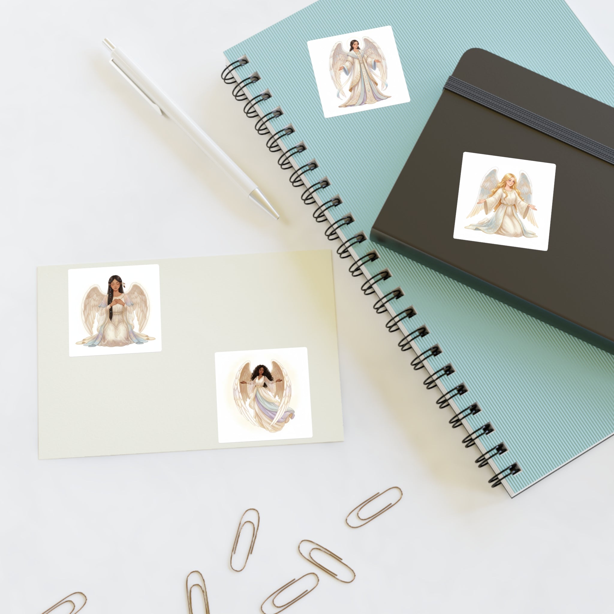 Angels Sticker Sheet —  Guardian Angel Decals