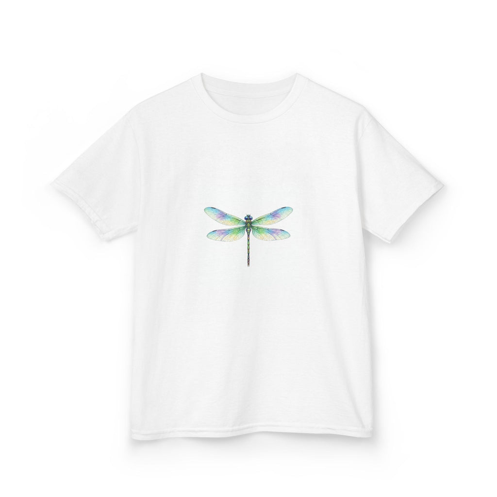 Kids Dragonfly T-Shirt — Pastel Watercolor Tee for Children
